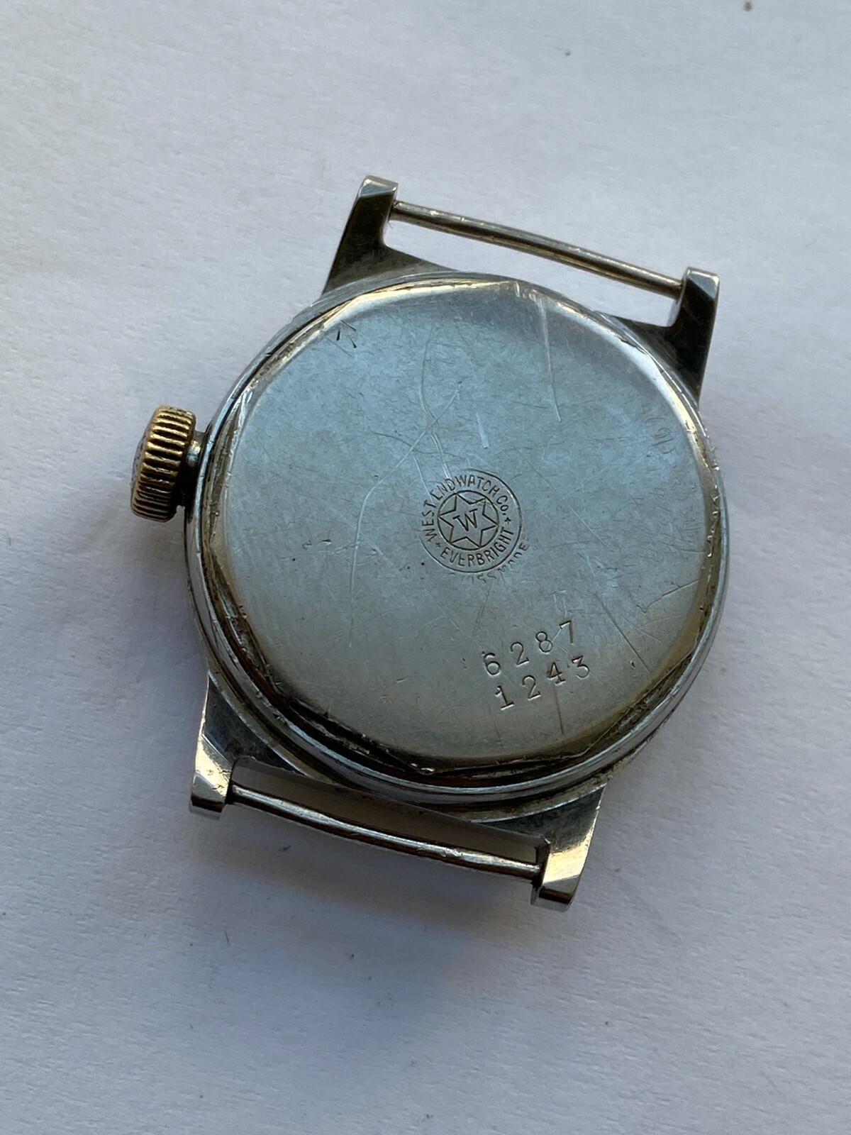VINATEG MEN WATCH PARTS MOVEMENT Lunesa WEST END WATCH Co. MILITARY RRR