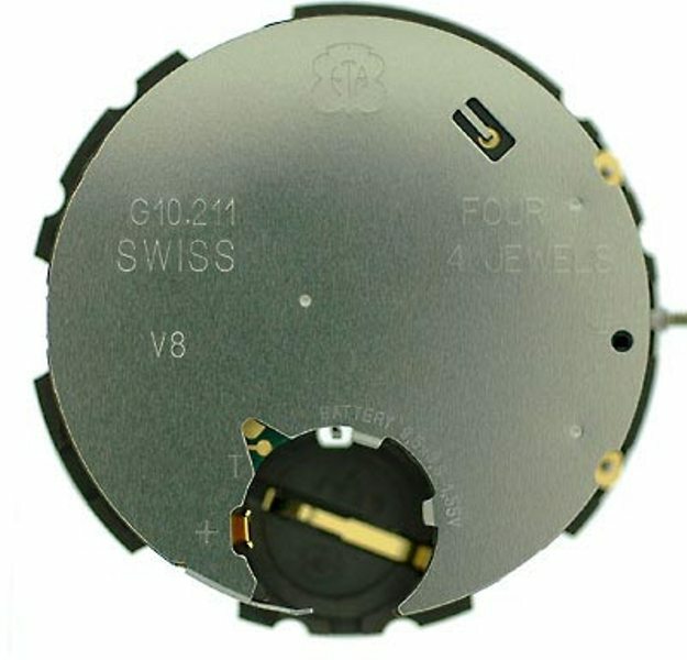 Watch Movement ETA G10.211/212 Quartz Movement Date At 4:00 Overall Height 7.4mm