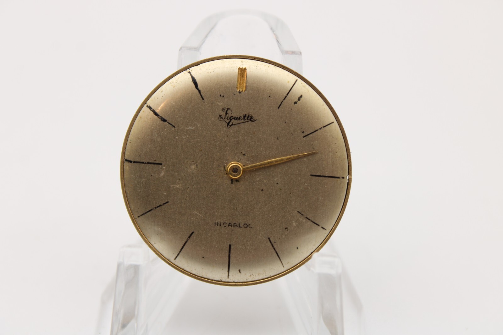 PIQUETTE INCABLOC WATCH MOVEMENT FWR (AMKO WATCH CO) SWISS 17j 30.4mm (KL3)