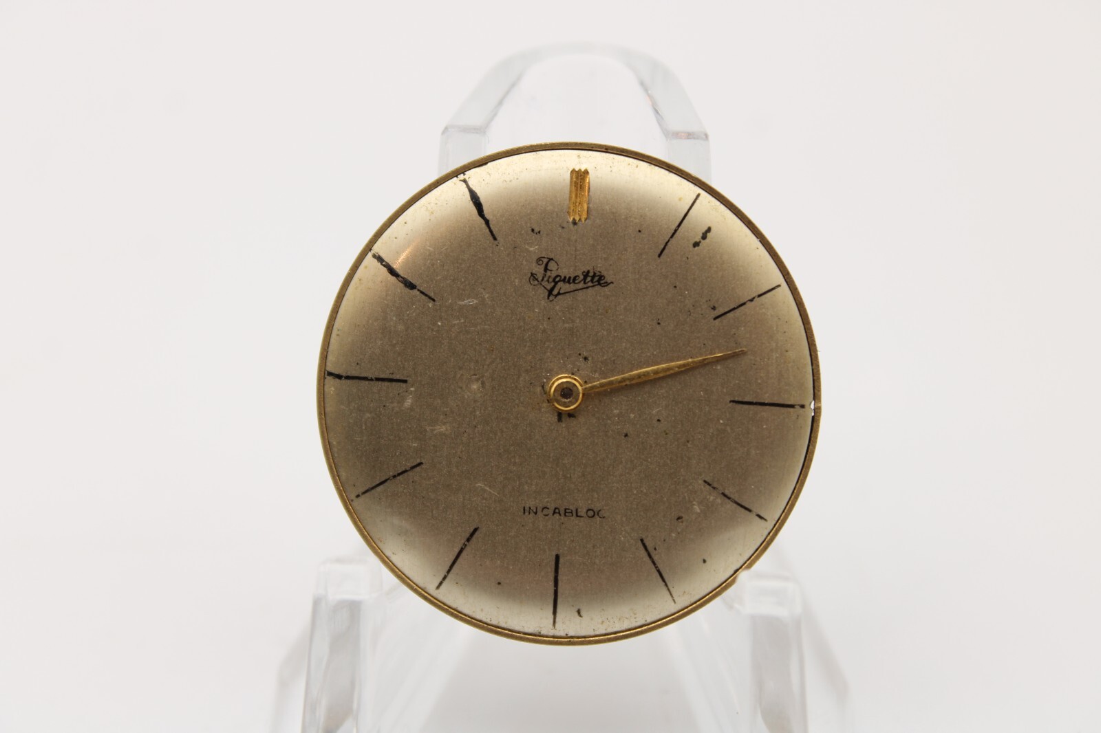 PIQUETTE INCABLOC WATCH MOVEMENT FWR (AMKO WATCH CO) SWISS 17j 30.4mm (KL3)