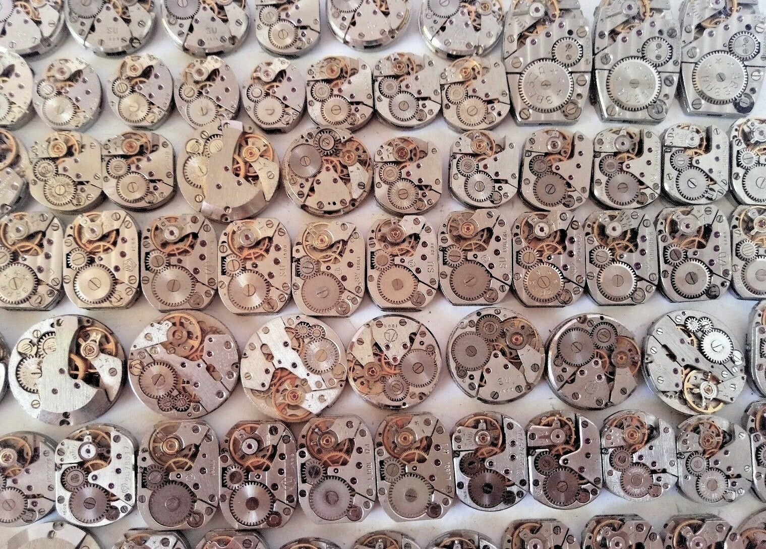 Watch Parts Gear Vintage Mechanisms set 20 pc. Steampunk Movements