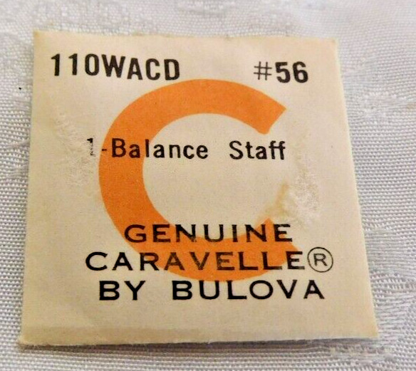 CARAVELLE 11 OWACD PART # 56 BALANCE STAFF. NEW OLD STOCK.
