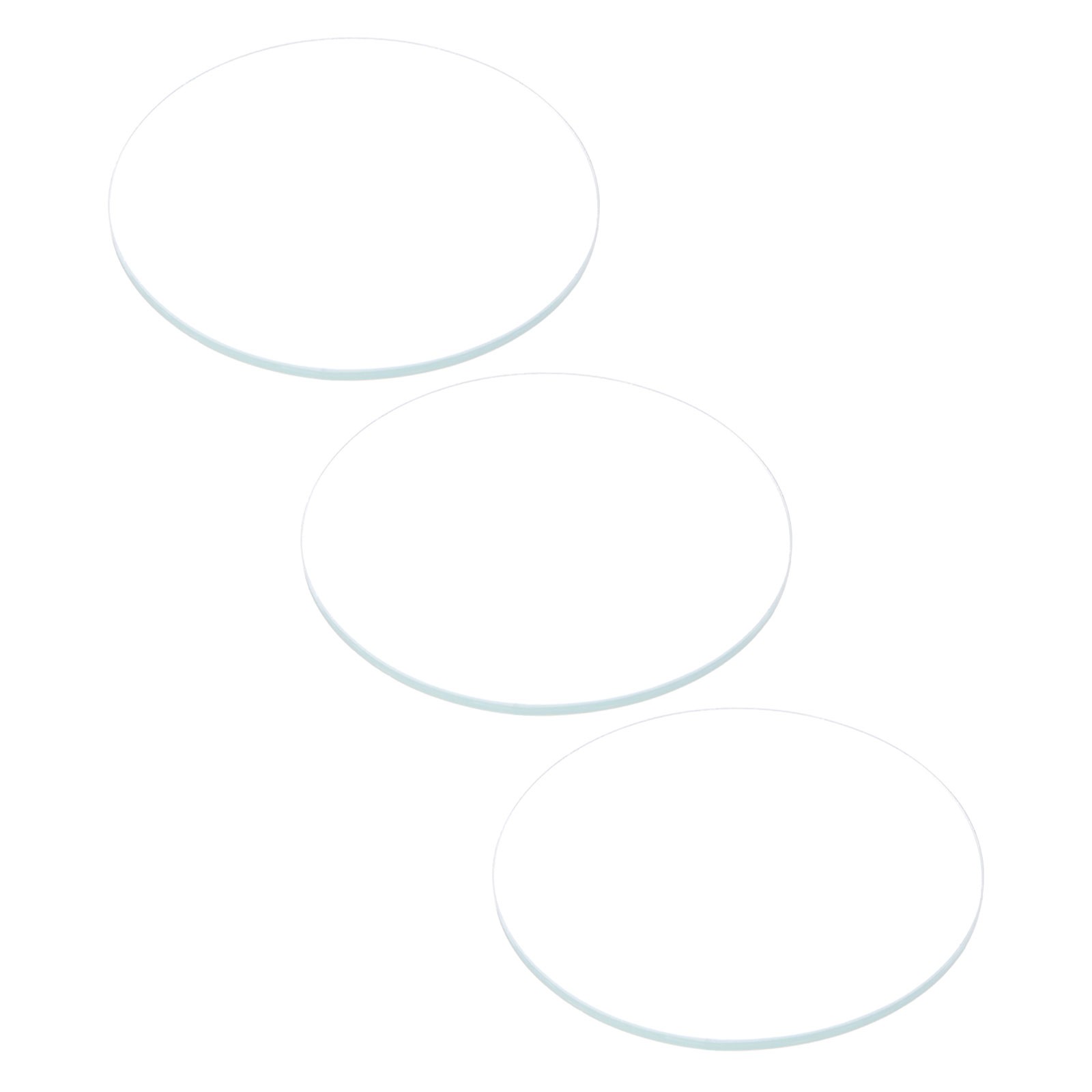 3pcs Watch Glass Crystal Lens 42mm Dia 1.1mm Thick Double Dome Watch Glass
