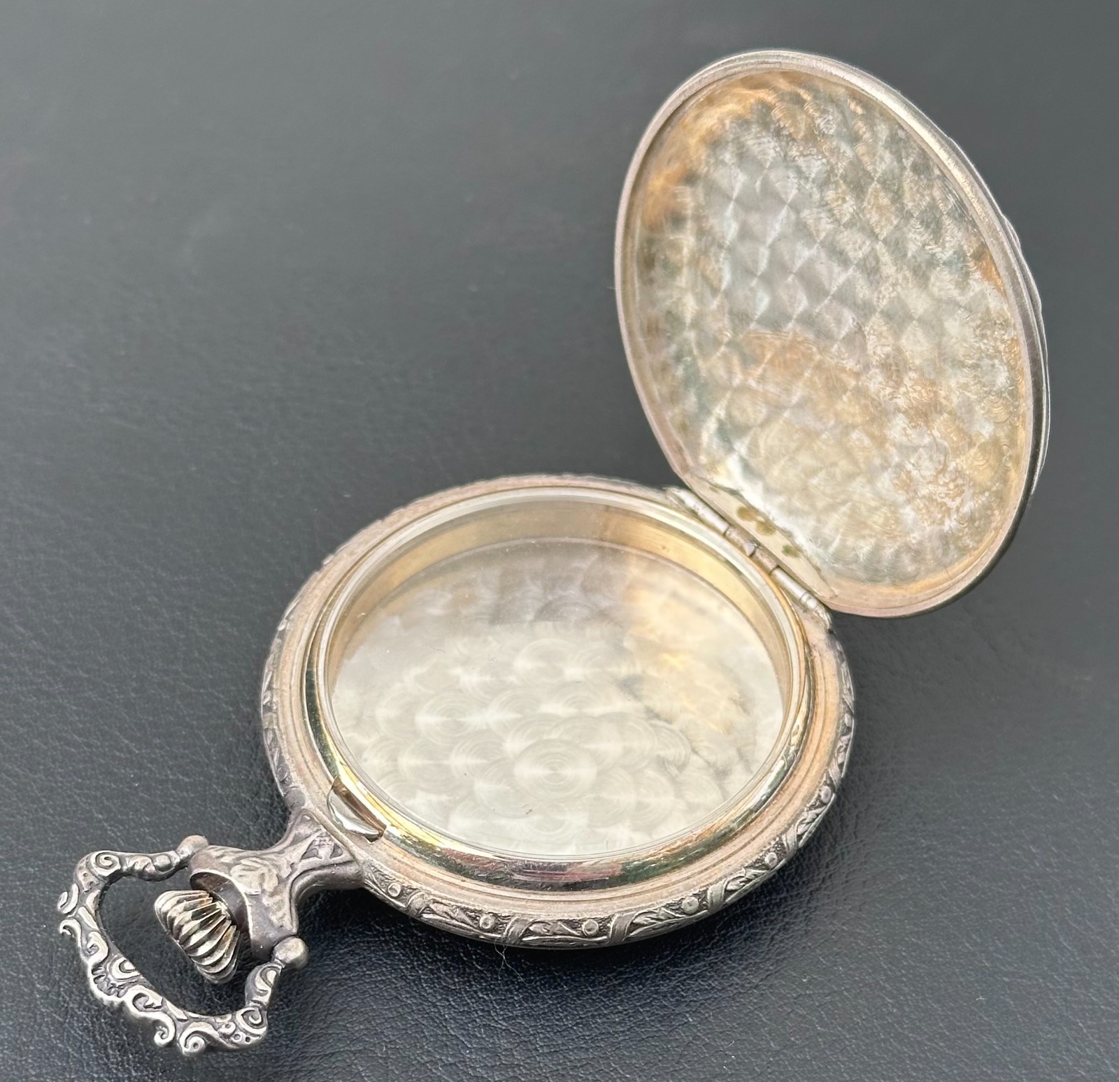 POCKET WATCH CASE ETA UNITAS 6497 / 6498 SWISS MADE INDIAN 48MM NOS STOCK 70/80s