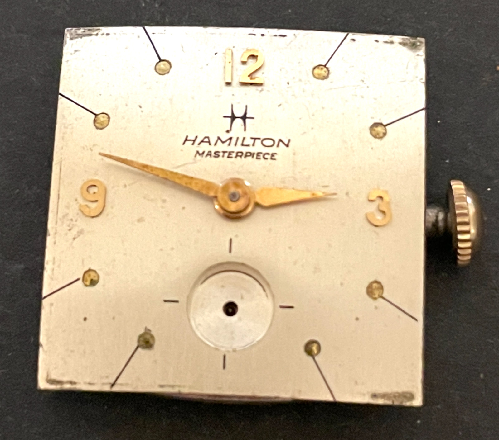 Vintage Hamilton Masterpiece 770 Men’s Watch Movement Running Ticks 22j USA