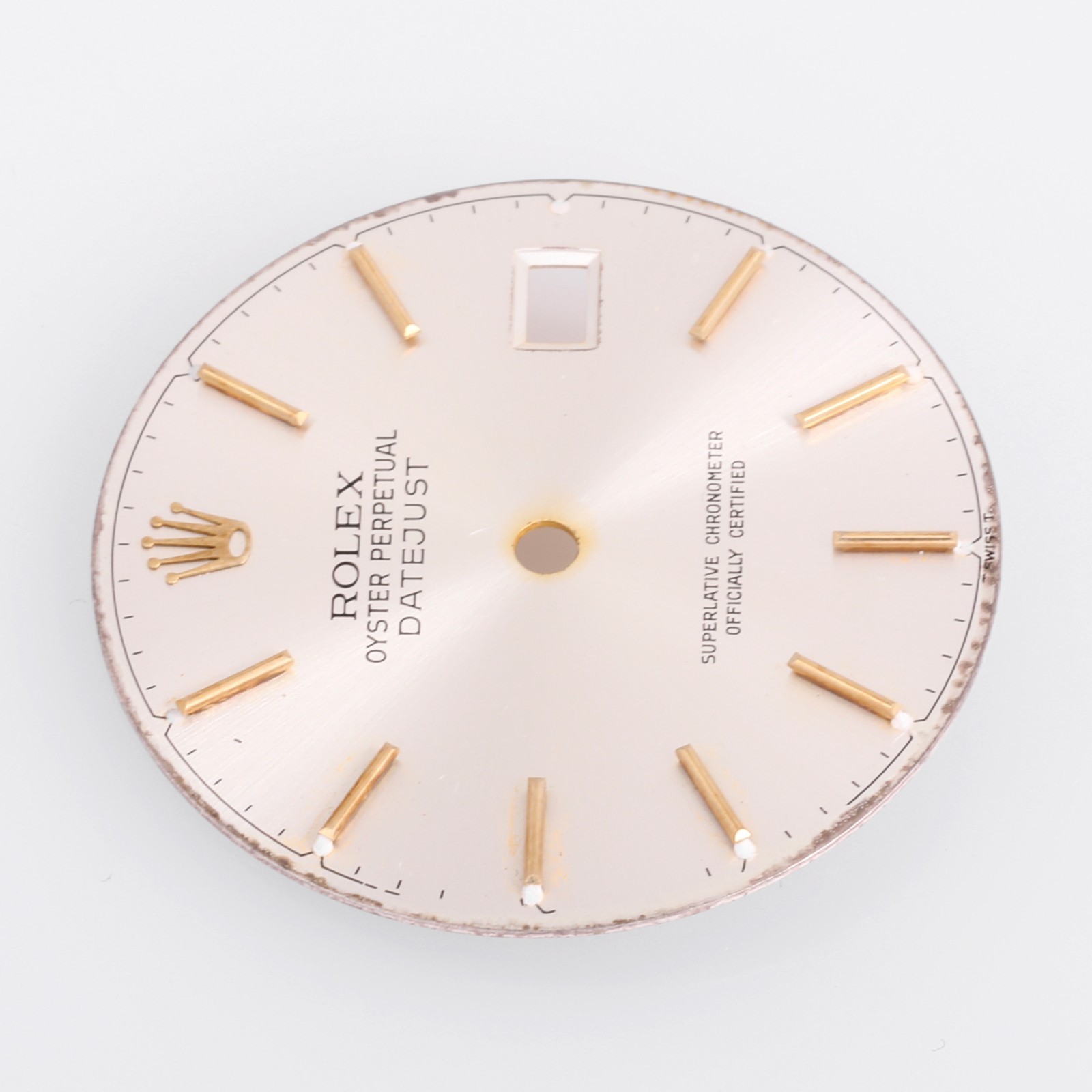Rolex Mens Datejust 36mm Silver Stick Dial T Swiss T 16013-16233 #N11