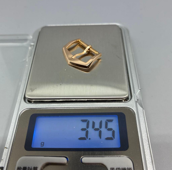 Patek Philippe 18K Rose Gold Watch Tang Buckle 16mm 3.45g 750 Hallmarked