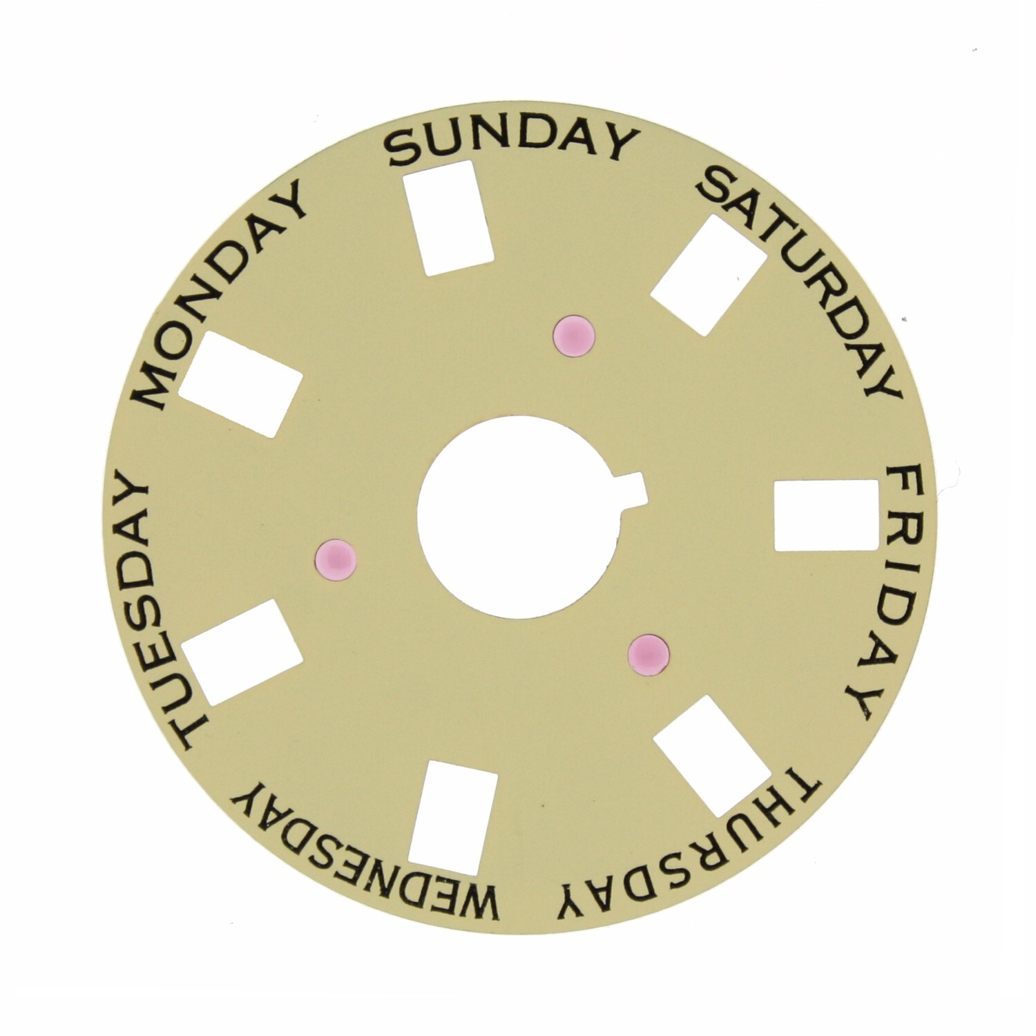 Calendar Day Disc fits ROLEX OYSTER QUARTZ Day Date 5055 19018 19019 Champagne
