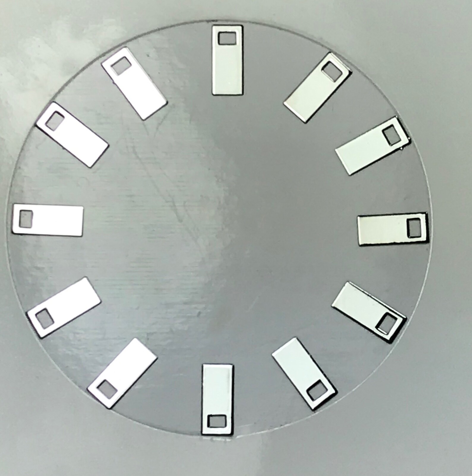 Watch Dial Hour Silver Markers Roman Numbers Numerals Small Miniature Parts 4.3m