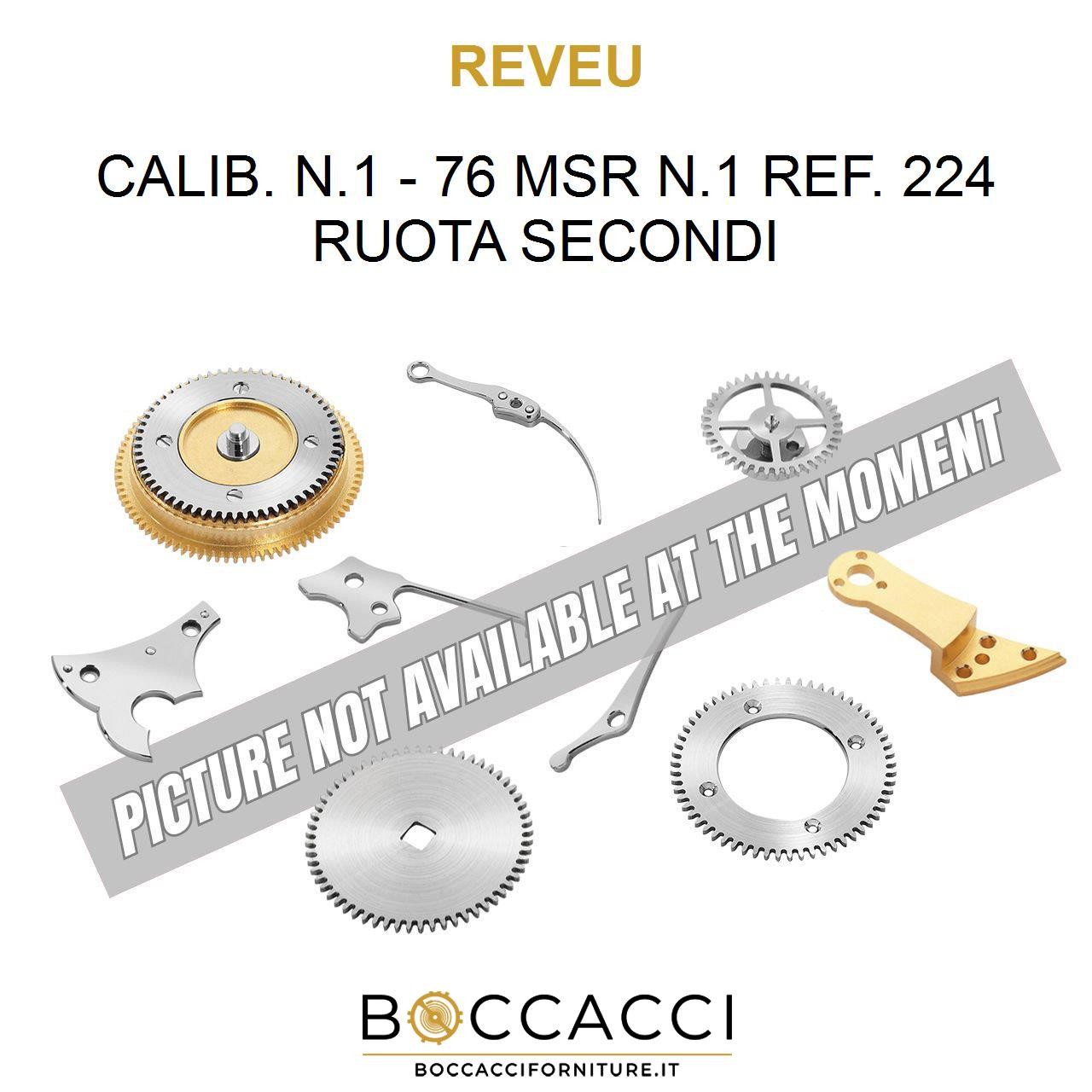 REVUE CALIB. N.1 – 76 MSR N.1 REF. 224 RUOTA SECONDI Calib: N.1 -76 MSR N.1 (…