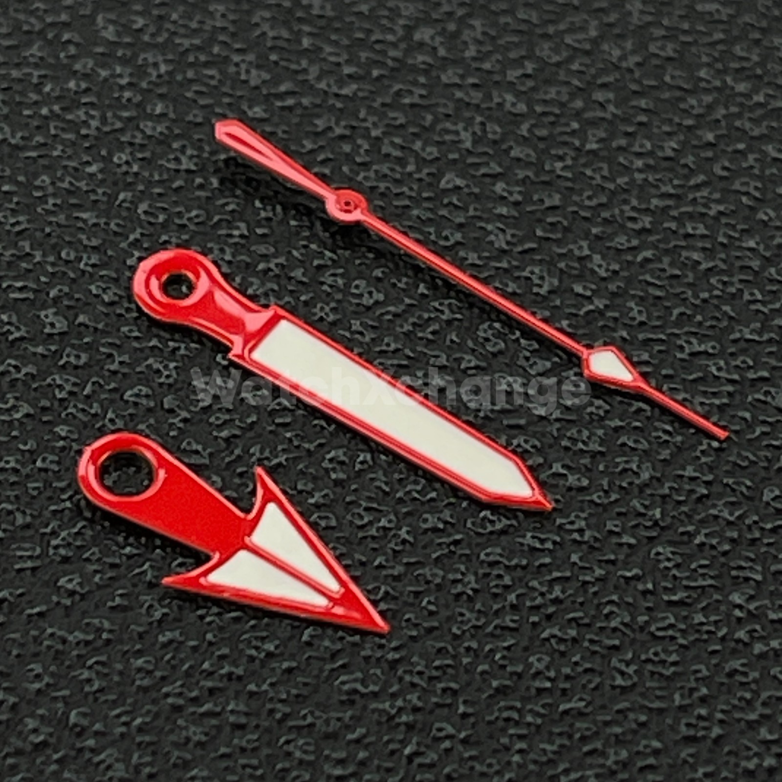 Red & White Triangle Arrow Watch Hands For Seiko NH34 NH35 NH36 4R 7S 7002