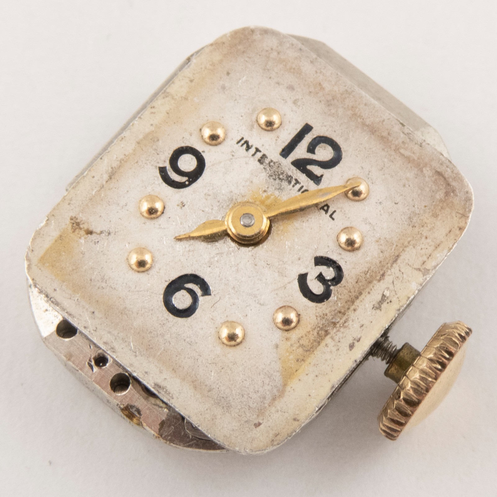 Vintage International Watch Co. IWC 12.1 x 15.2 x 4.5 mm Wristwatch Movement