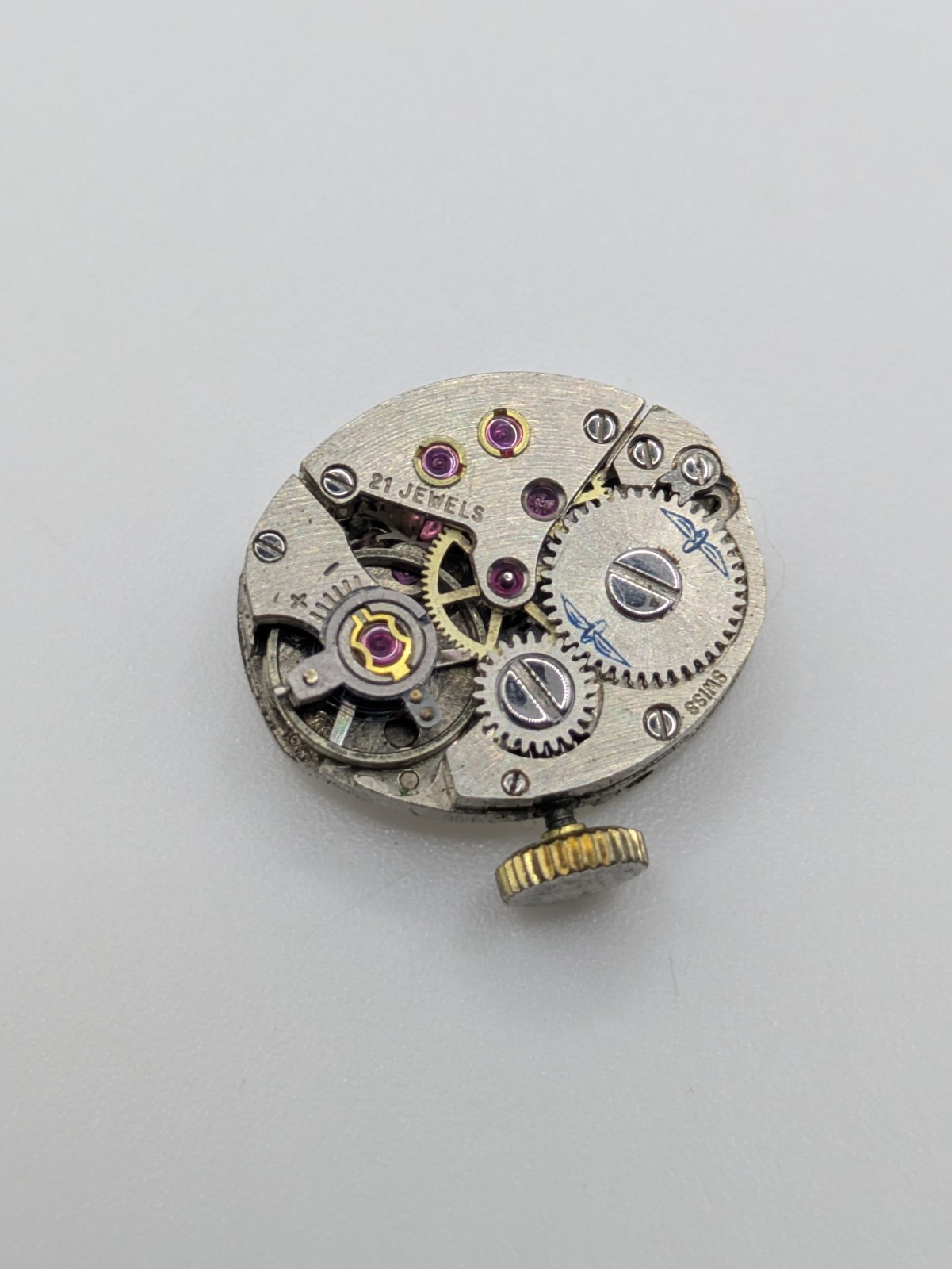 Rotary AS 1677 21 Jewels Manual Wind Watch Movement Swiss UNTESTED 15.6mm