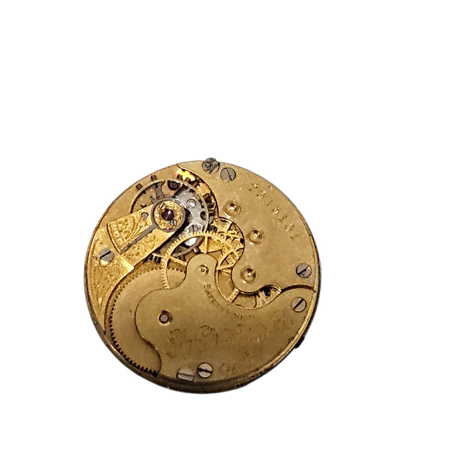 Antique 1899 Elgin Size 0s 7 Jewels Model 1 Pocket Watch Movement Grade 109
