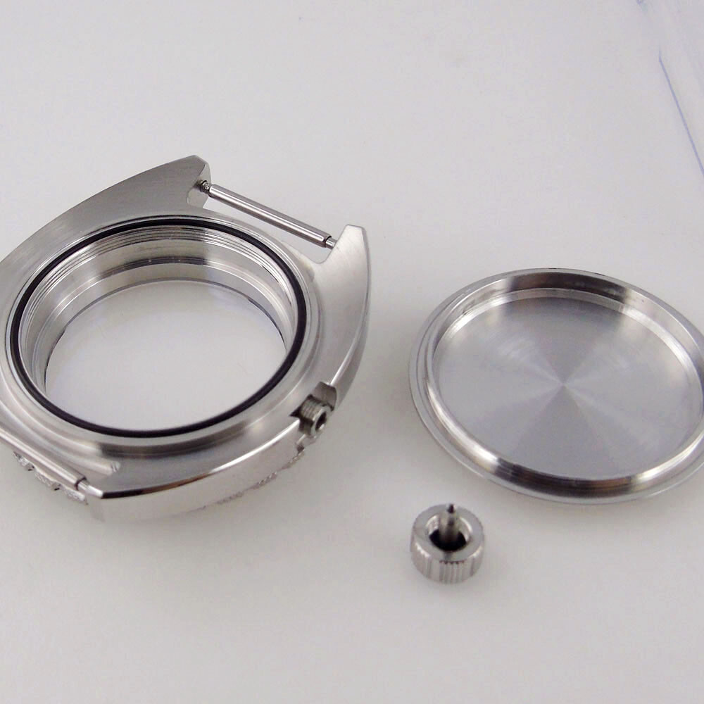 42mm Watch Case 120 clicks Bezel 200M Waterproof Sapphire Glass Fit NH35A NH36A
