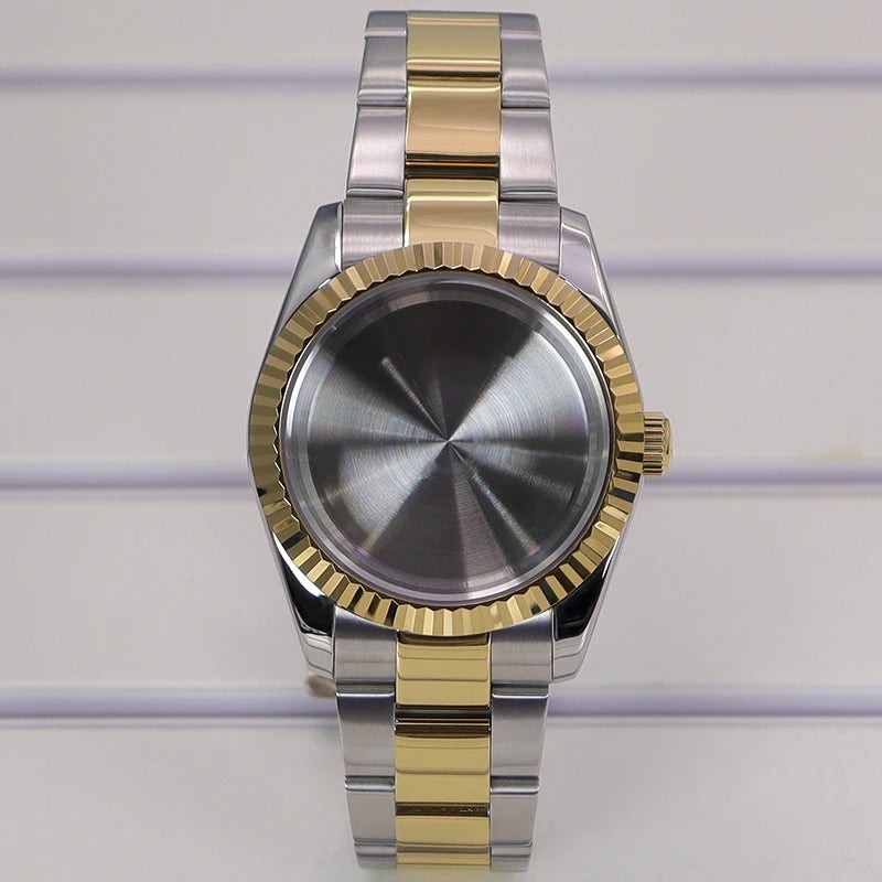 36/39mm Watch Cases Set Sapphire Glass For NH35 NH36 NH34 NH70 8215 Datejust