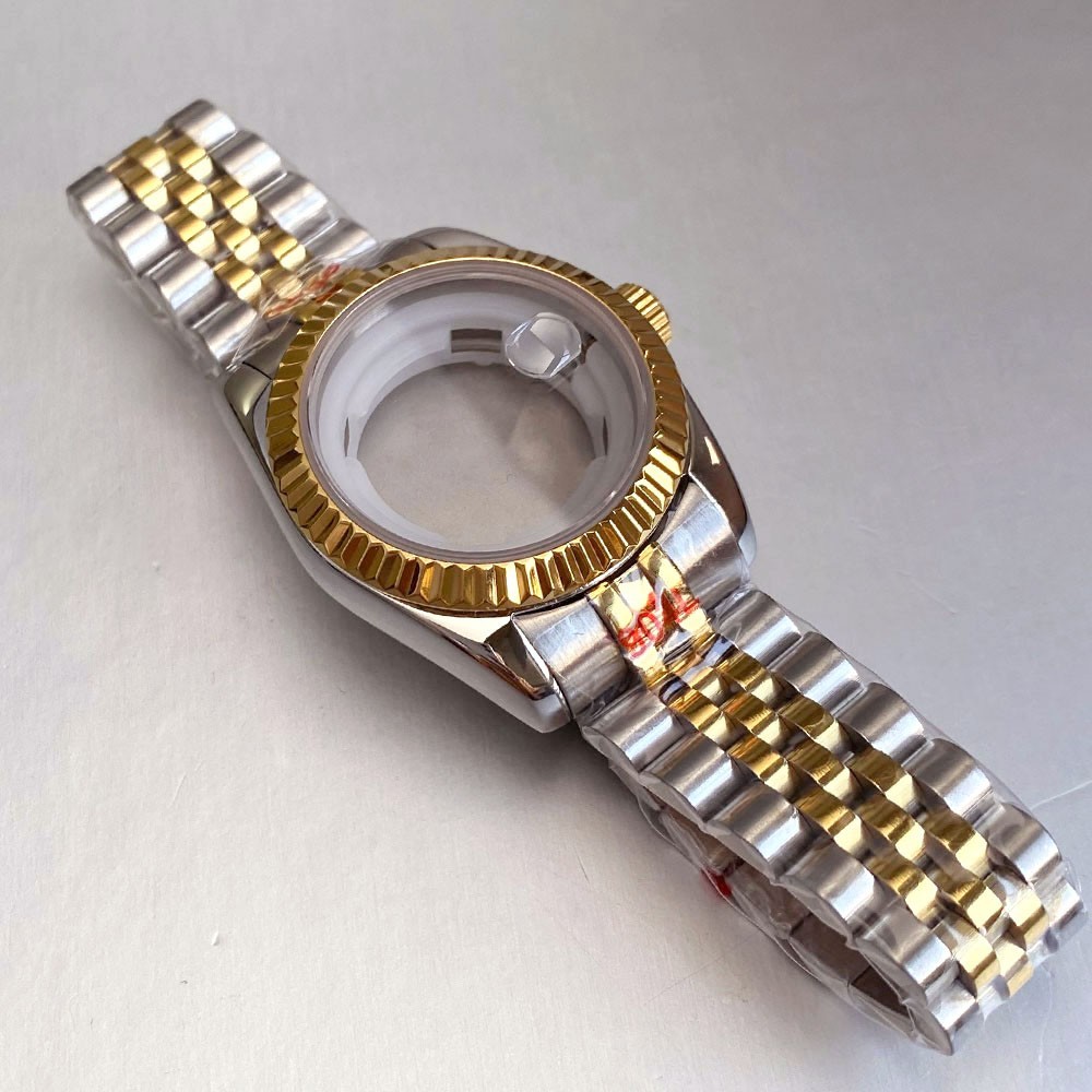 31MM Case Sapphire Jubilee Strap Fit NH05 NH06 Automatic Lady Watch Fluted Bezel