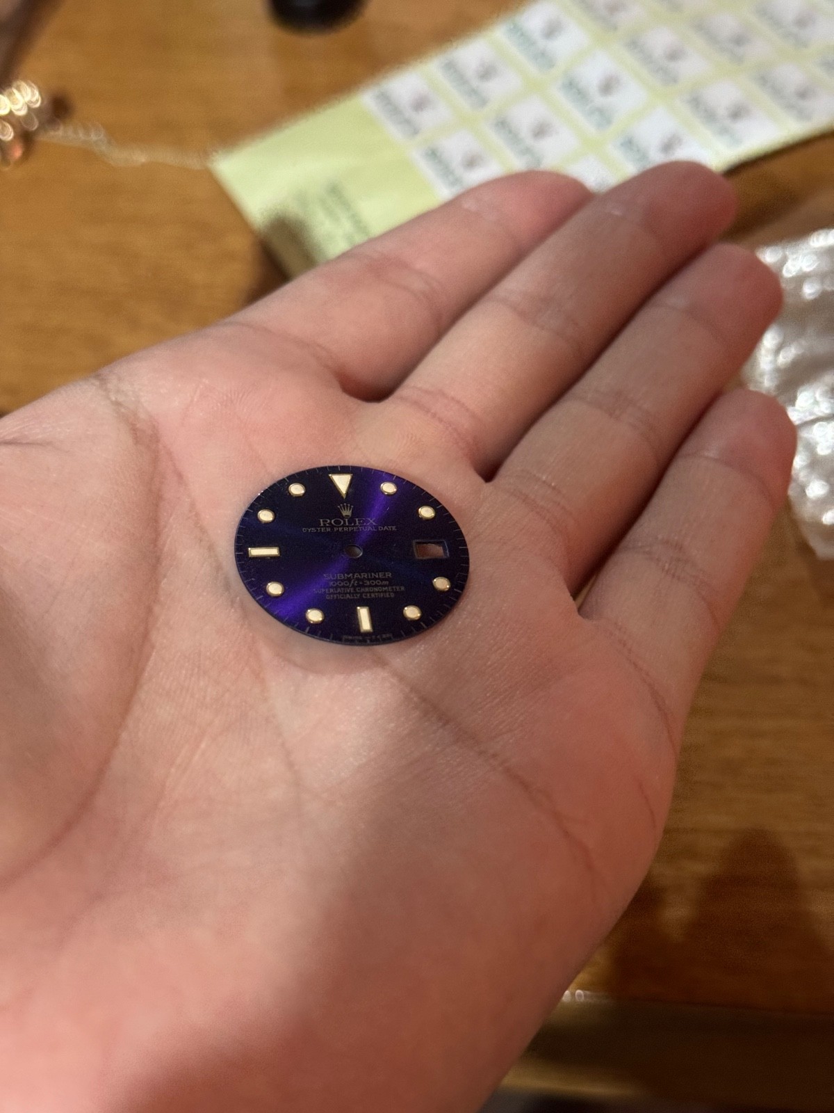 Rolex Ultra-Rare Rolex Submariner Purple / Blue Tritium Dial – Swiss-T 25 – 1661