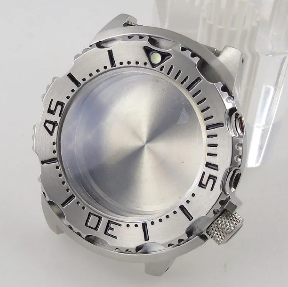 20ATM Dive Monster Watch Case 42mm Steel Bracelet Sapphire Crystal Fit NH35 NH36