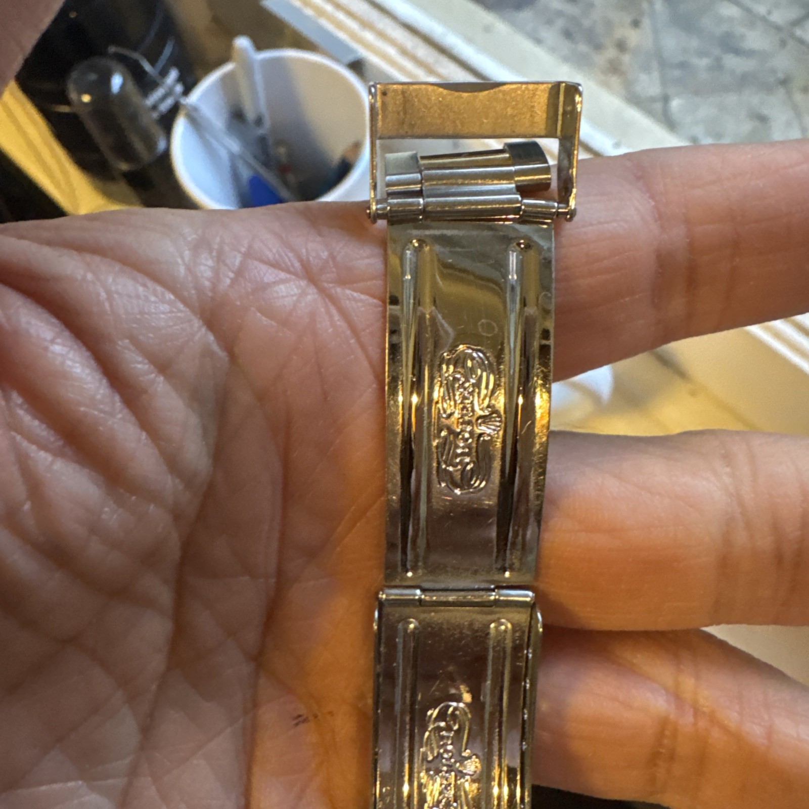 Vintage Rolex 93153-18 16613 16803 Submariner clasp U4 Circa 1988