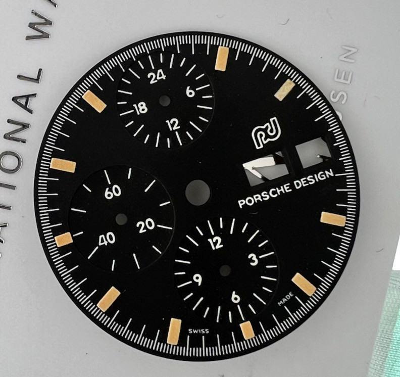 IWC / PORSCHE DESIGN RARE WATCH BLACK DIAL CHRONOGRAPH 3700S Swiss Made