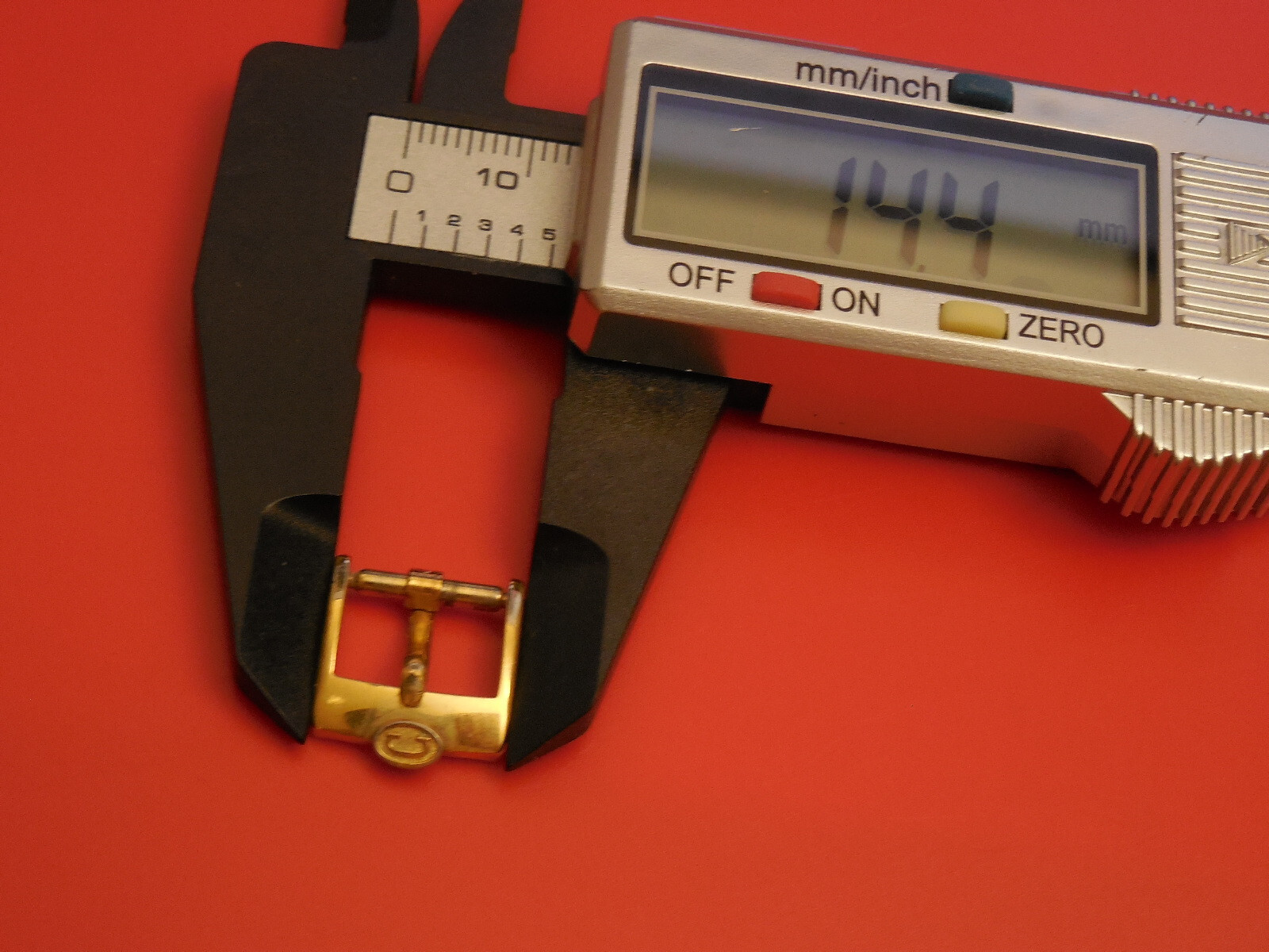 GENUINE CONCORD 12MM / 14MM GOLD TONE BUCKLE FOR LEATHER STRAP BAND BRACELET