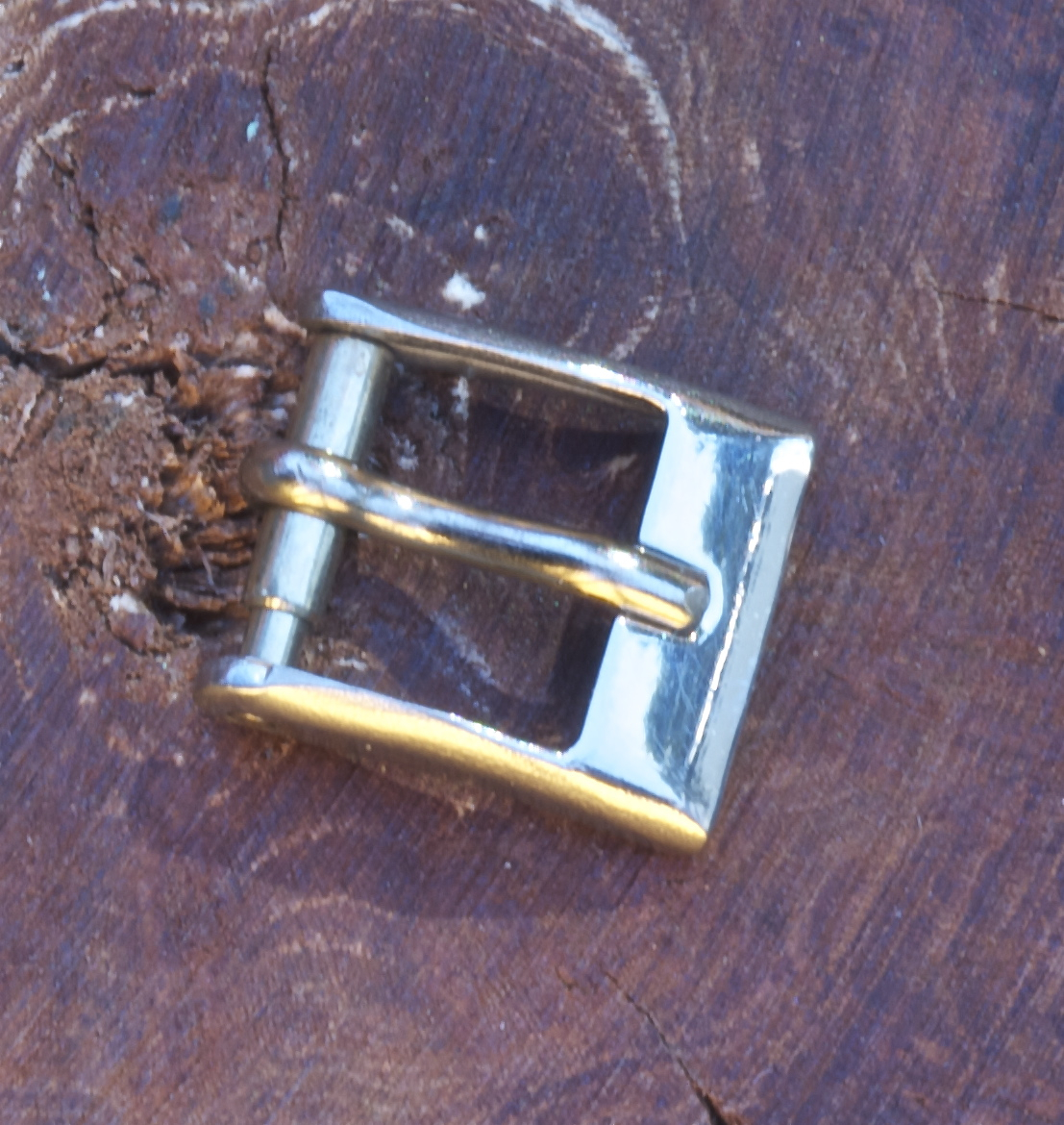 Swiss NOS vintage ladies watch buckle 9mm opening stainless steel from 1960s/70s