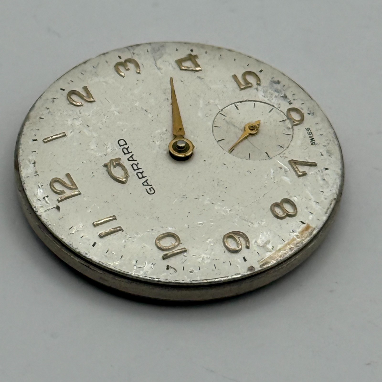ETA 1120 Watch Movement Garrard Swiss 17 Jewels Sub Seconds Parts Repair 29.1mm