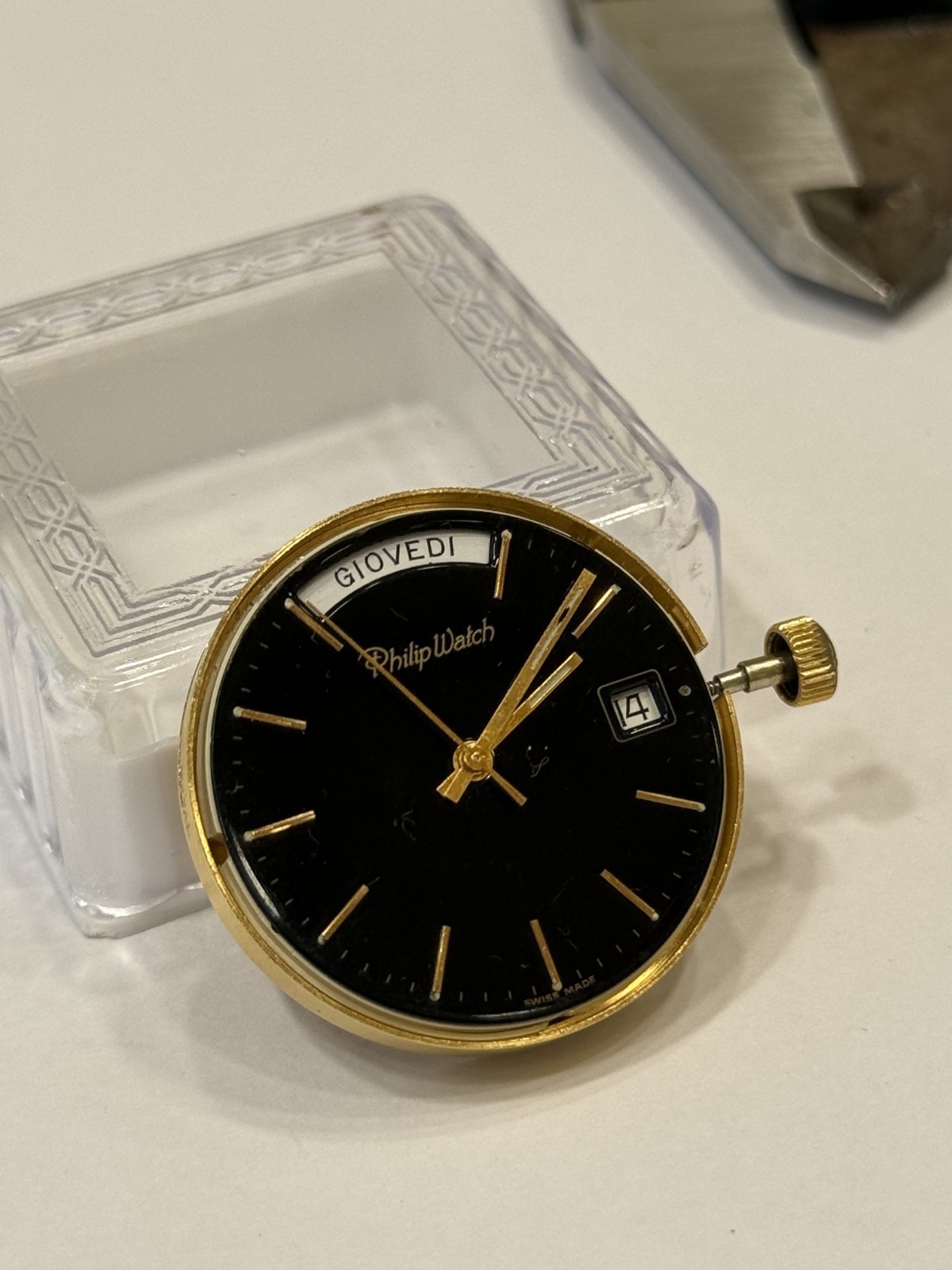 Movement Philip Watch Eta 2834-2 Automatic Swiss Made 25 Jewels Running