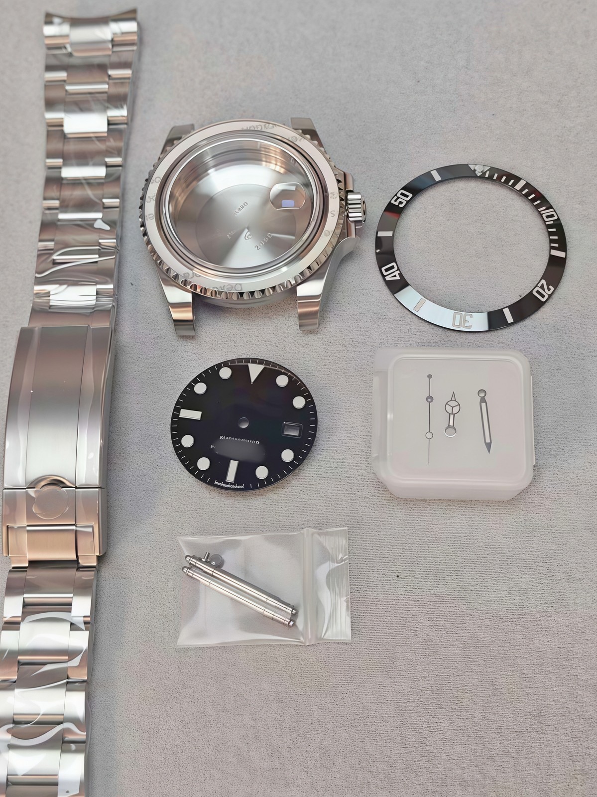 DIY 40mm/41mm Stainless Steel Watch Case Kit For 2824 3135 3235 Accessories DIY