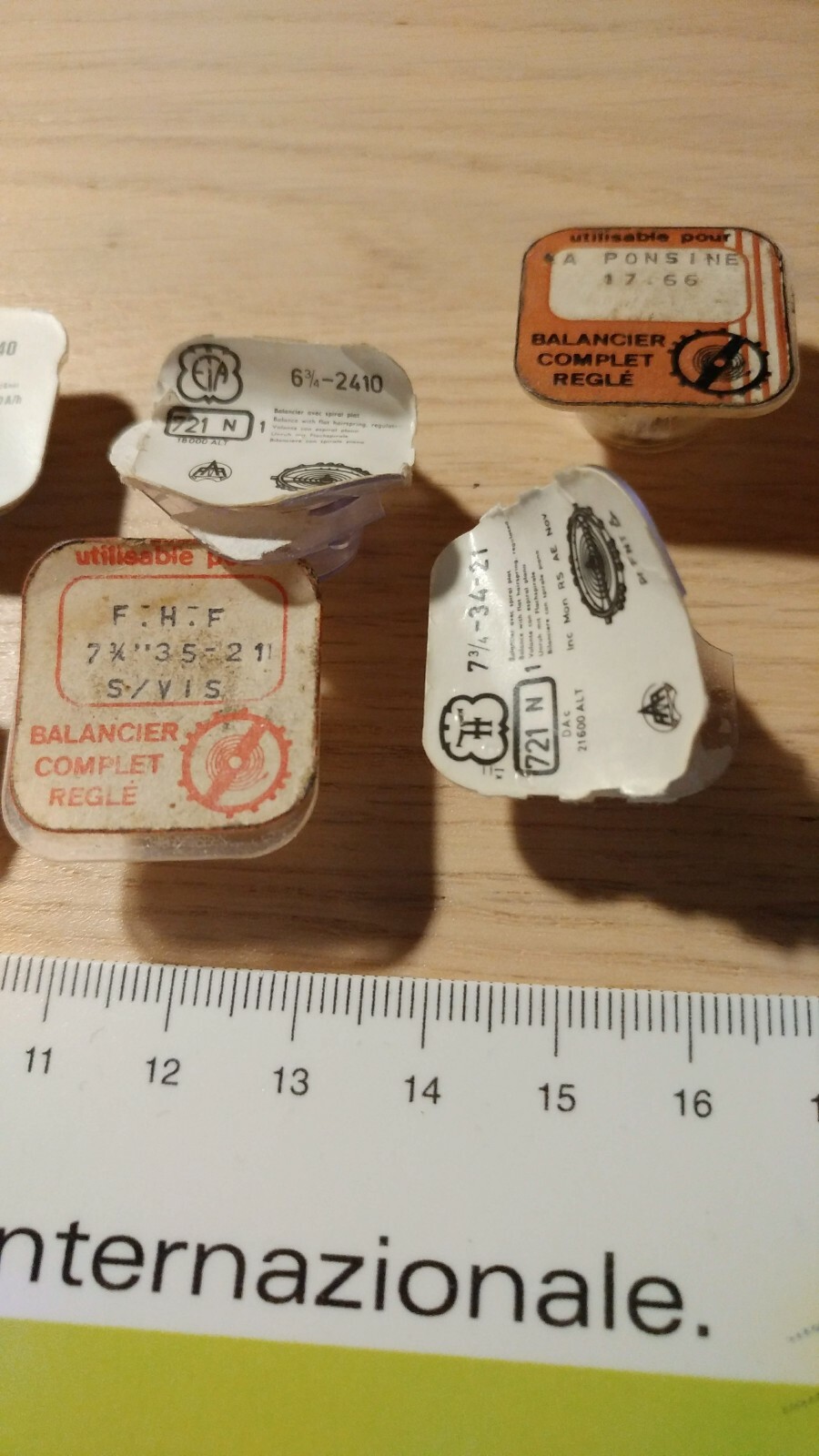 #1 Balances – Balance or Other Replacement, Vintage Stocks Various Sizes