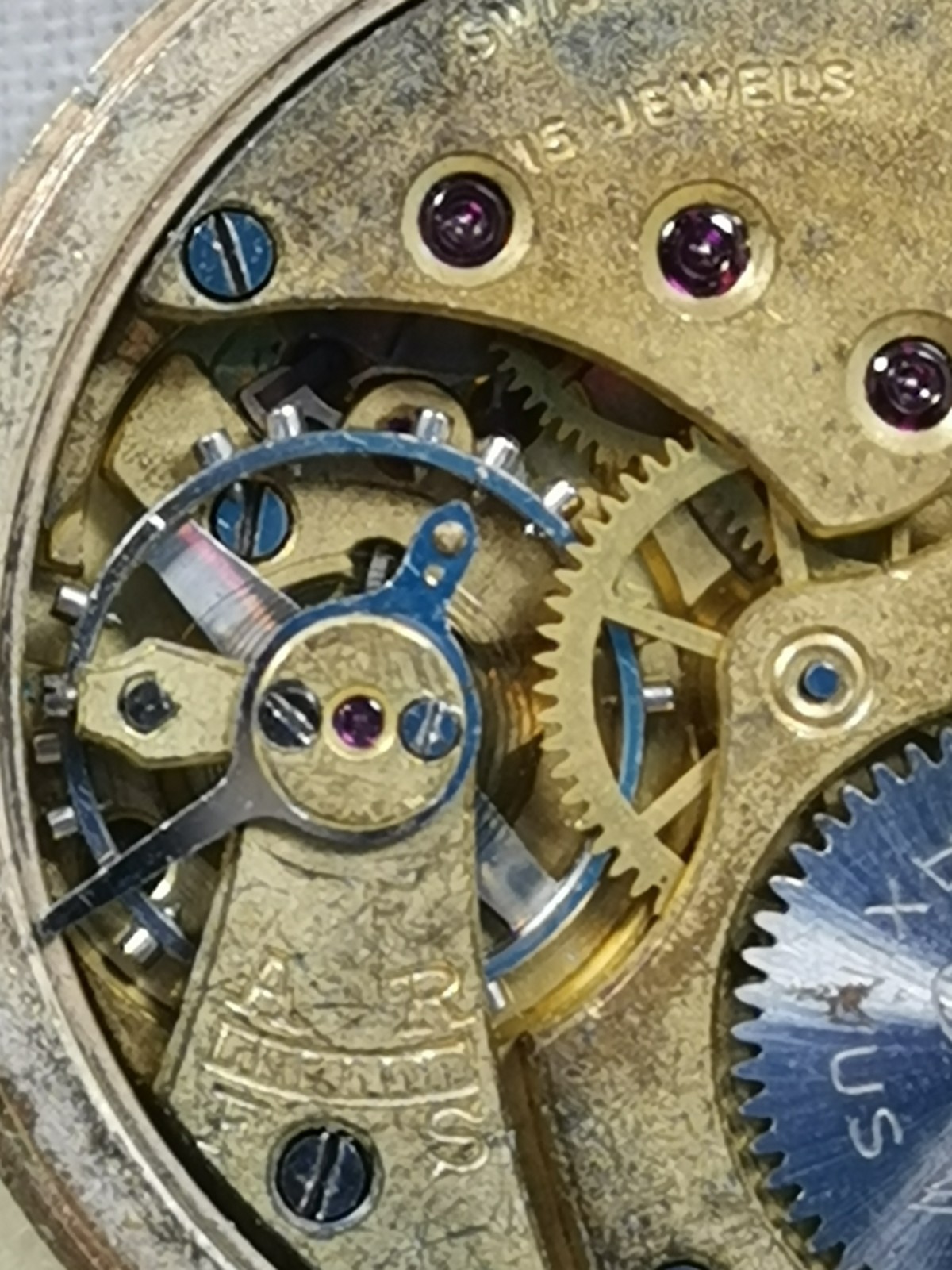 Rotary Maximus 15J Cal. Rotary Swiss Wristwatch Movement Repair/Parts