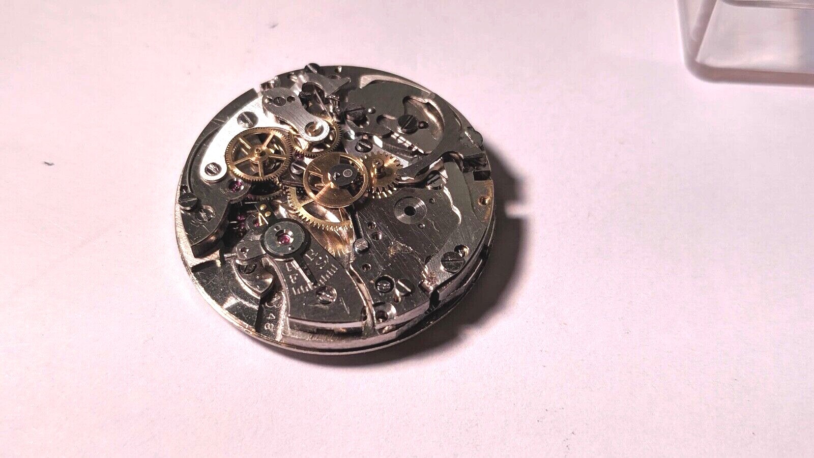 Longines L 48 17 JEWELS DIAL, Chrono MOVEMENT, HANDSx3 FOR PARTS OR REPAIRS, no