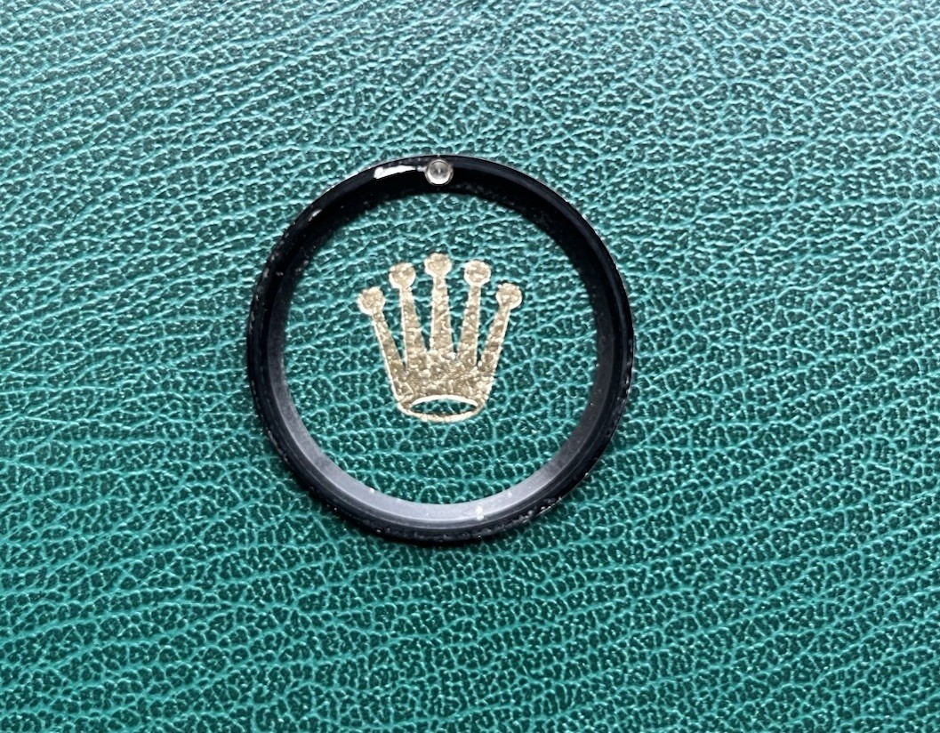 Genuine TRITIUM Rolex Submariner 16610 16610T 16800 Black Bezel Insert #1458