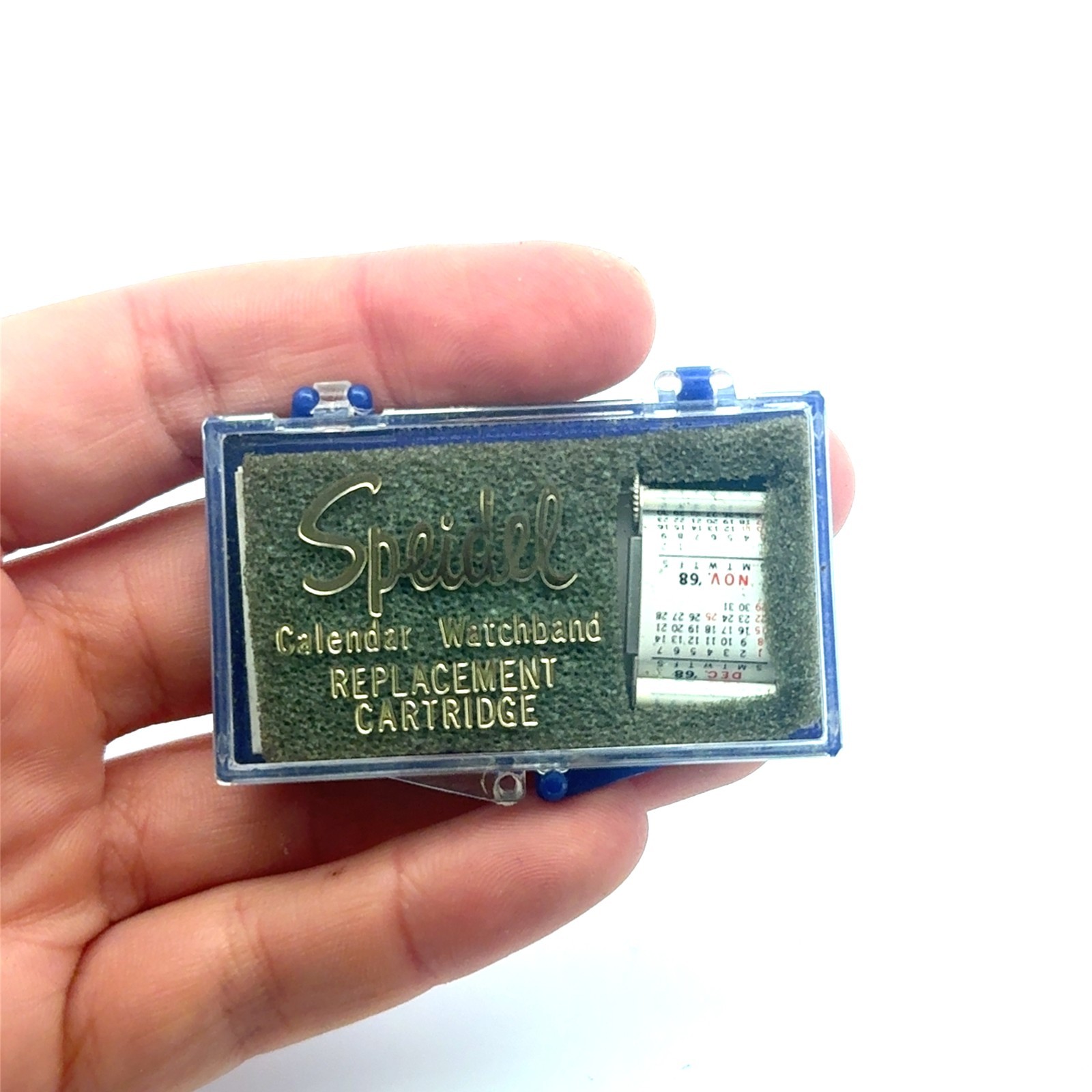 Speidel Calendar Watchband Replacement Cartridge 1968 Vintage Collectible