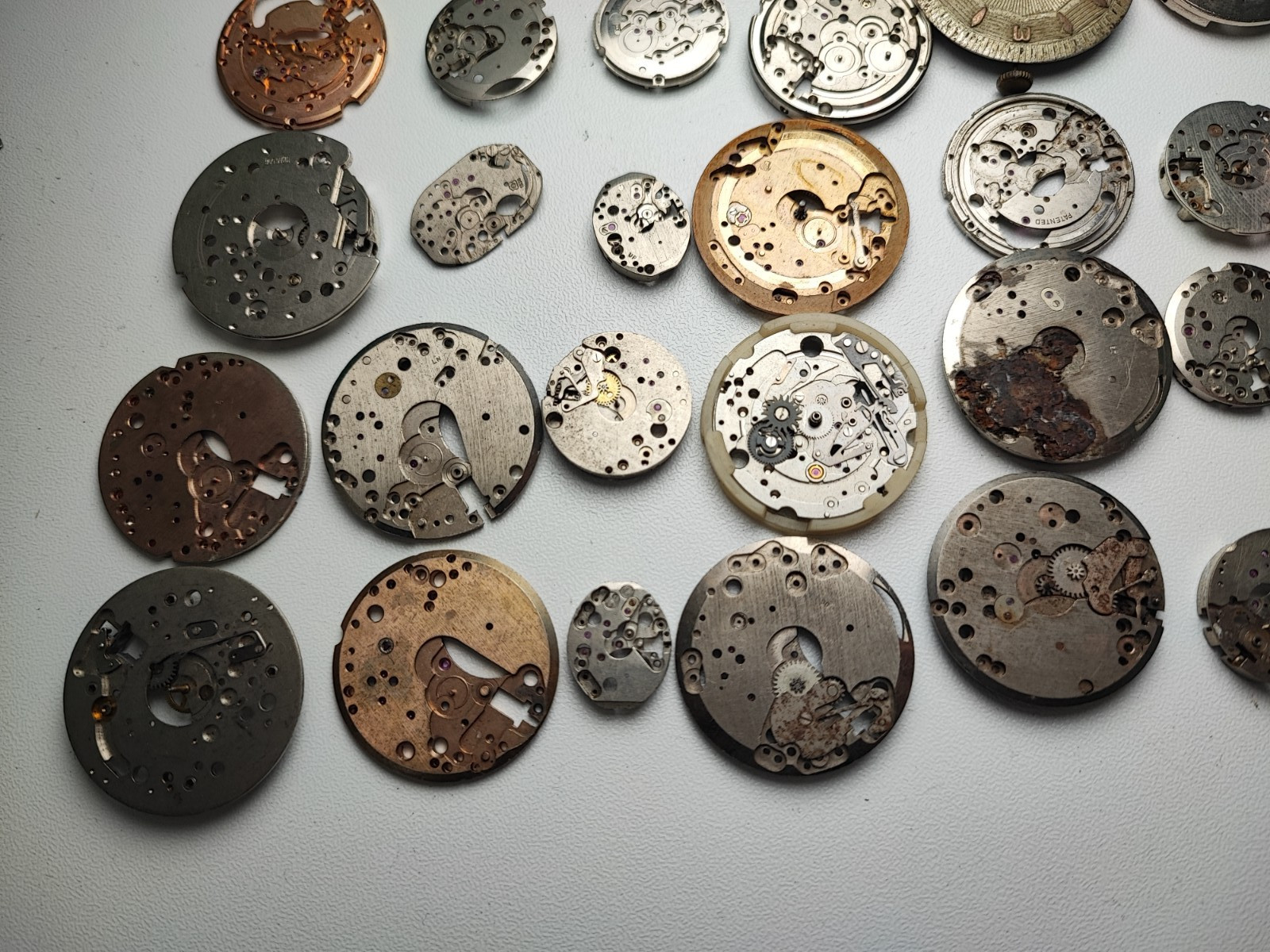 mix Watch Main Plate platinum lot as fhf fe eb harley brac fef eta bfg ut others