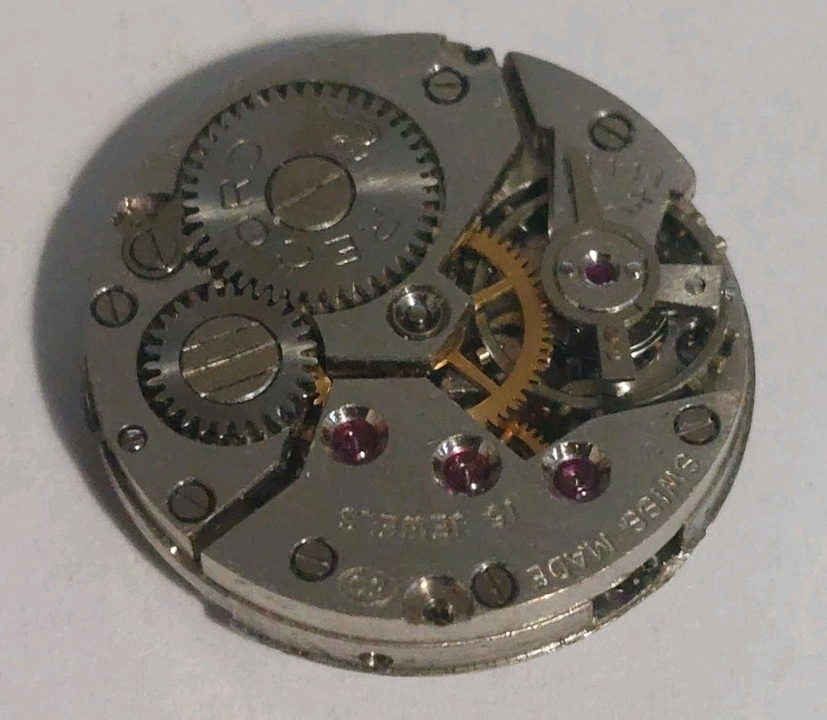 Vintage Record Ladies Mechanical Watch Movement (Balance Is Okay)