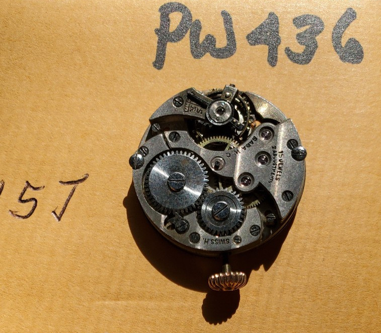 BADA 8/o 15j POCKET WATCH MOVEMENT PW436