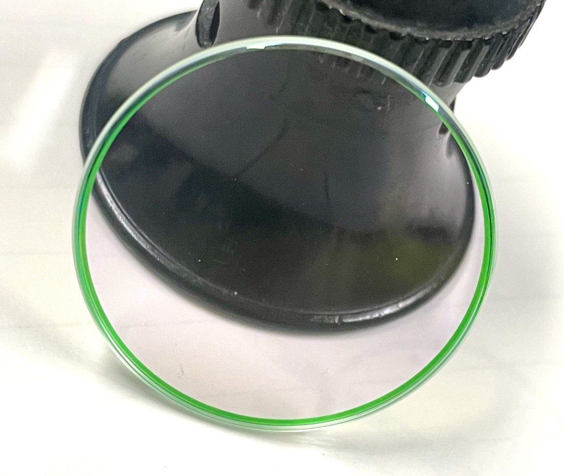 Replacement Sapphire Green Glass For Rolex Milgauss 116400 116400GV New