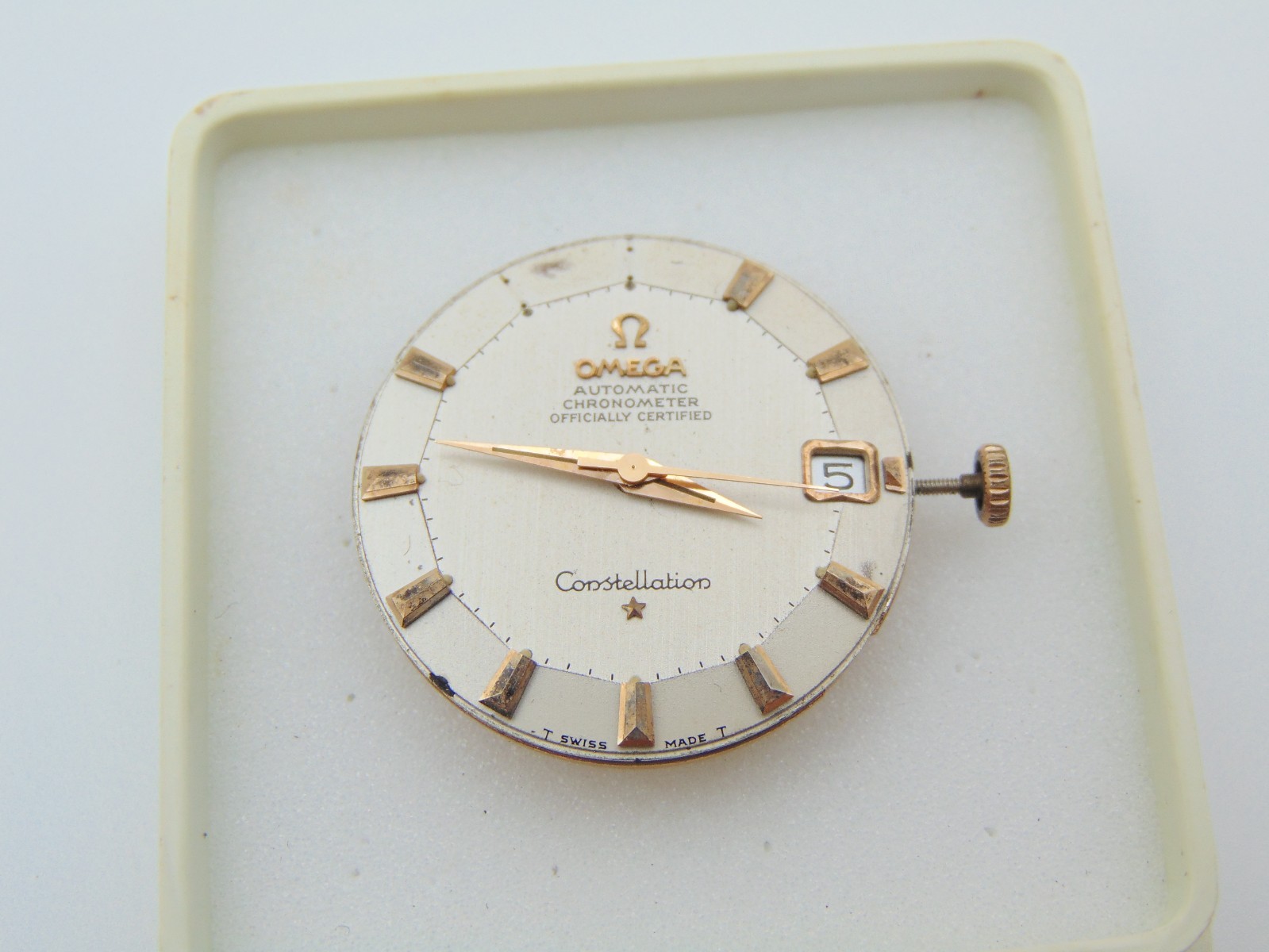 ORIGINAL OMEGA CONSTELLATION PIE PAN MOVEMENT COMPLETE – OMEGA 564 – ( WORKING )