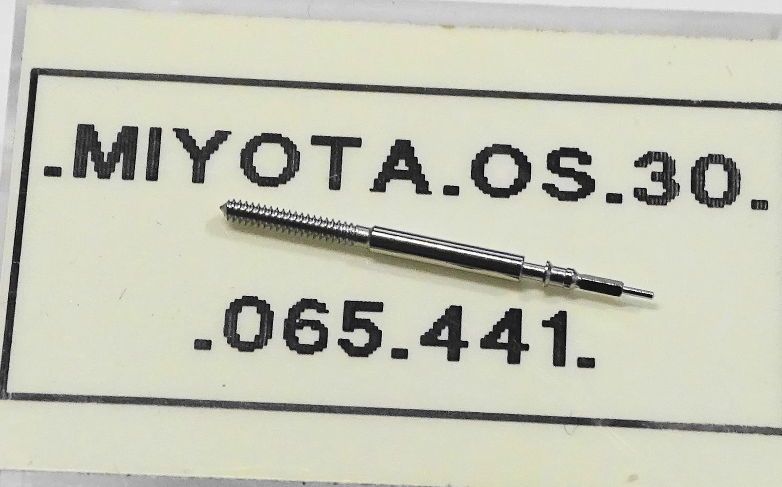 MIYOTA Watch Stem Set – Stainless Steel Silver – 0S10 0S11 0S20 0S21 0S30