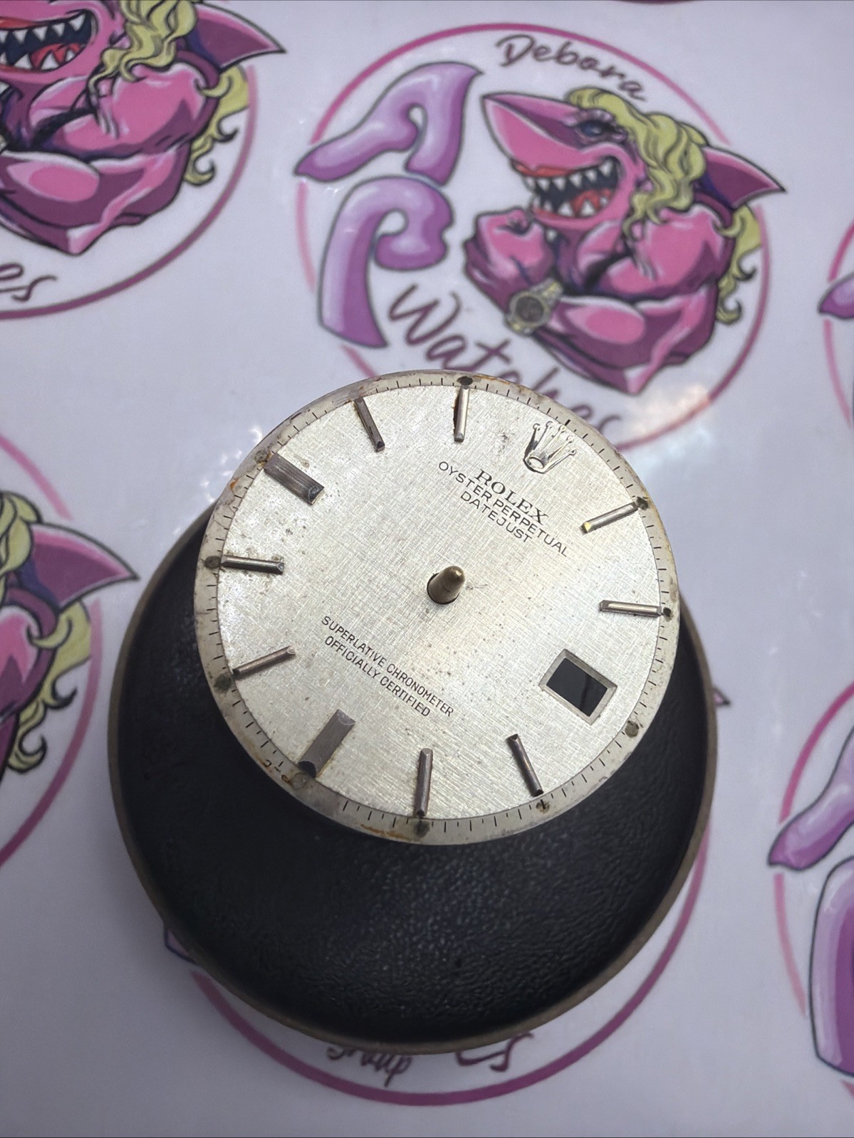 Rolex Dial Dial DATEJUST 1601 1603 Cal. 1570 GENUINE LINEN