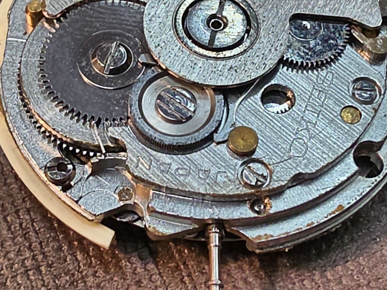 Running Seiko 7009 Mvmt W/Dial, Hands, Case, And Seiko Signed Crystal For Parts