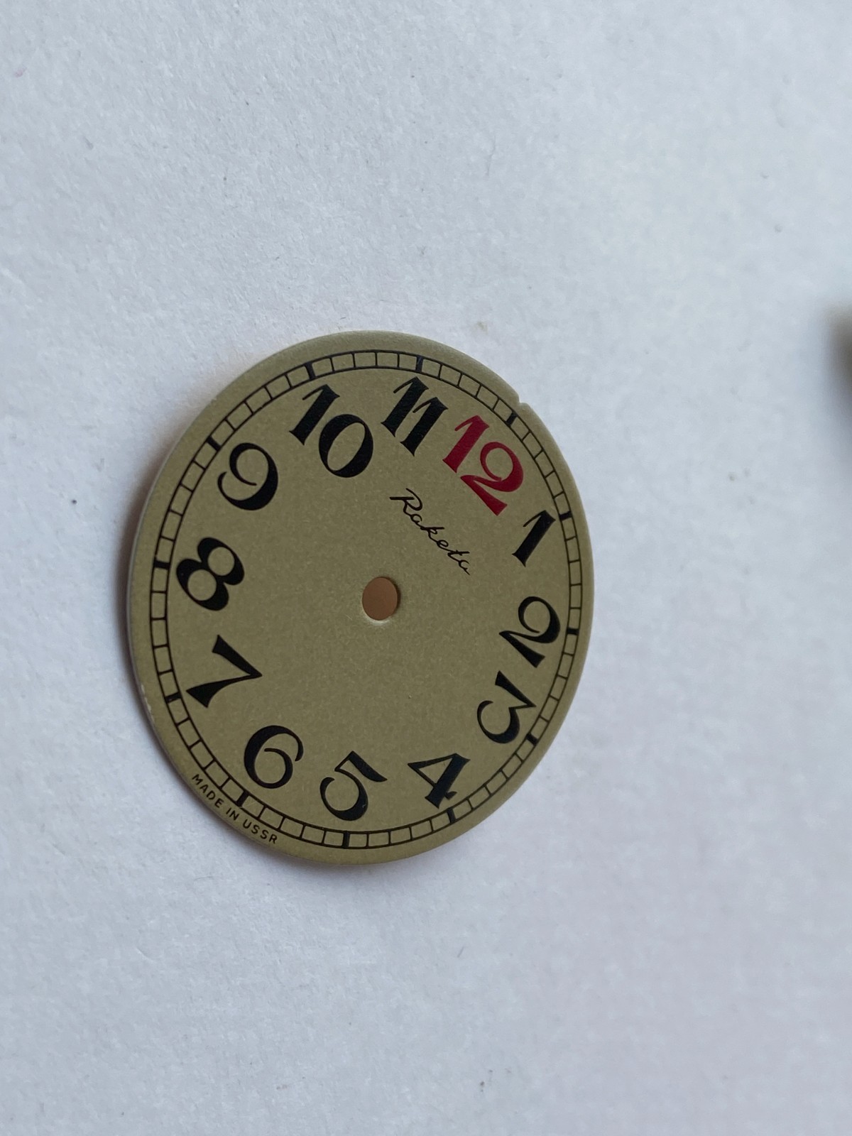 NOS LOT WATCH RAKETA RED 12 DIAL 2609HA 19 JEWELS RARE NEW OLD STOCK PARTS USSR