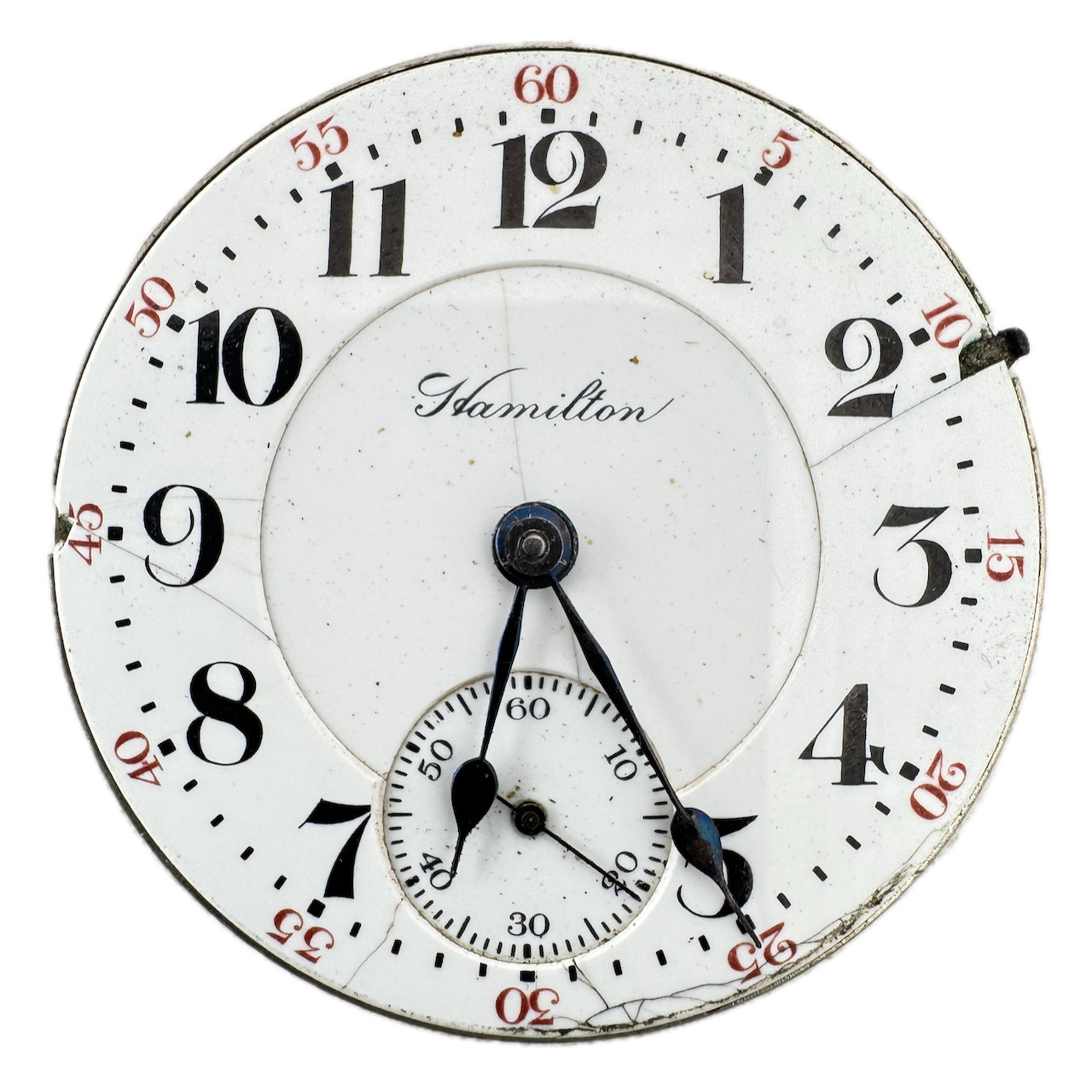 Antique 18s 1908 Hamilton The Union Special 17 Jewel Pocket Watch Movement 926