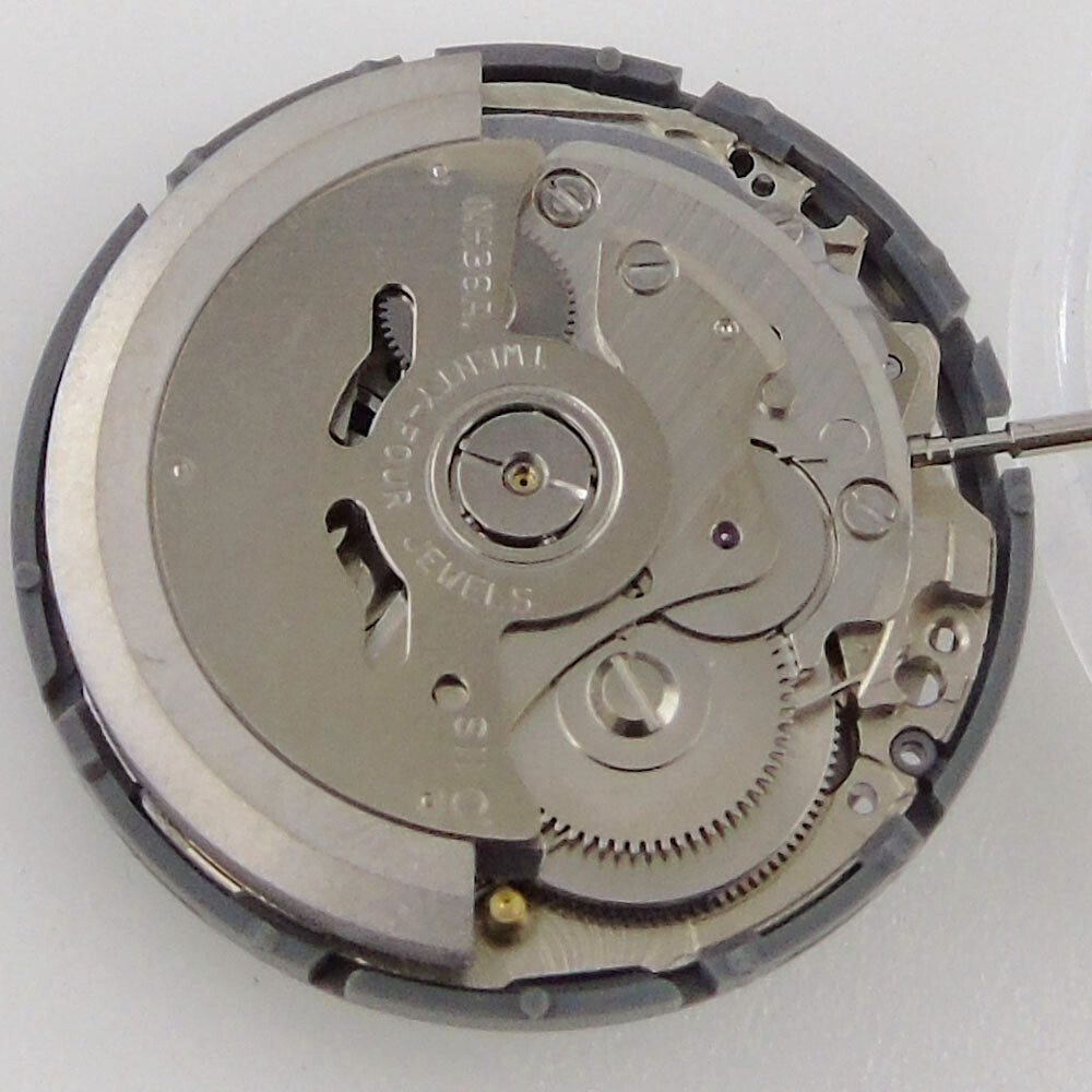Genuine NH35/NH36 Automatic Watch Movement Black/White Date Fit 3/3.8/9 o’clock