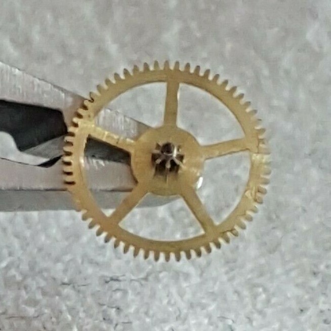 Bulova Caliber 10BCC Part Number 6B (Sweep Second 4th Wheel and Pinion)