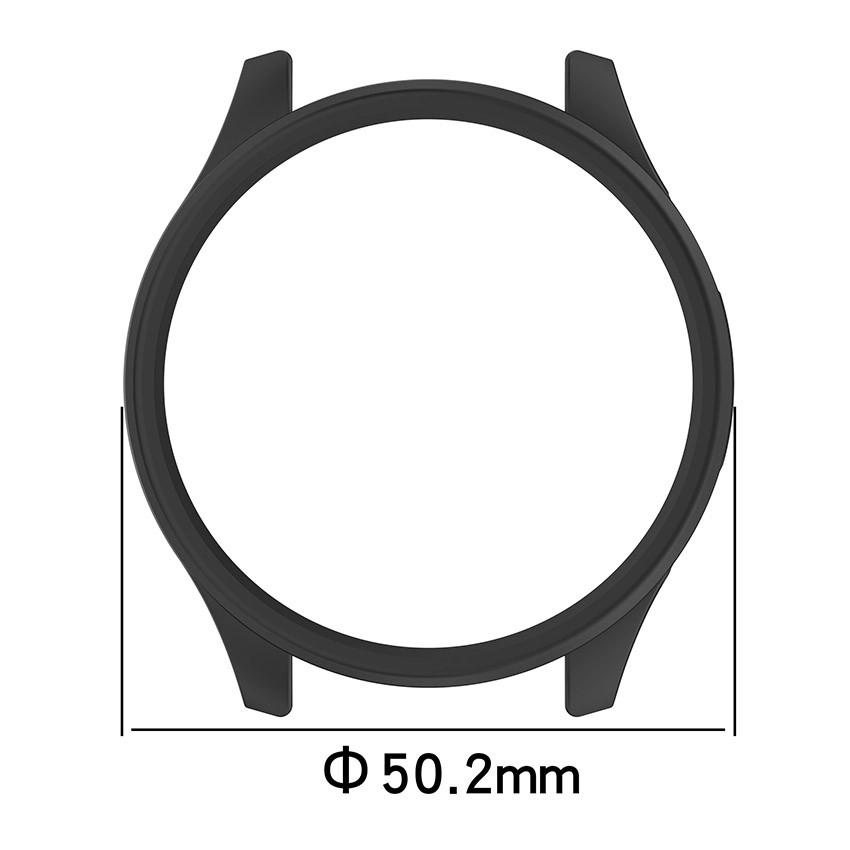 Half Cover Case PC Skeleton Bumper Shell Scratch Resistant for Xiaomi Watch S5