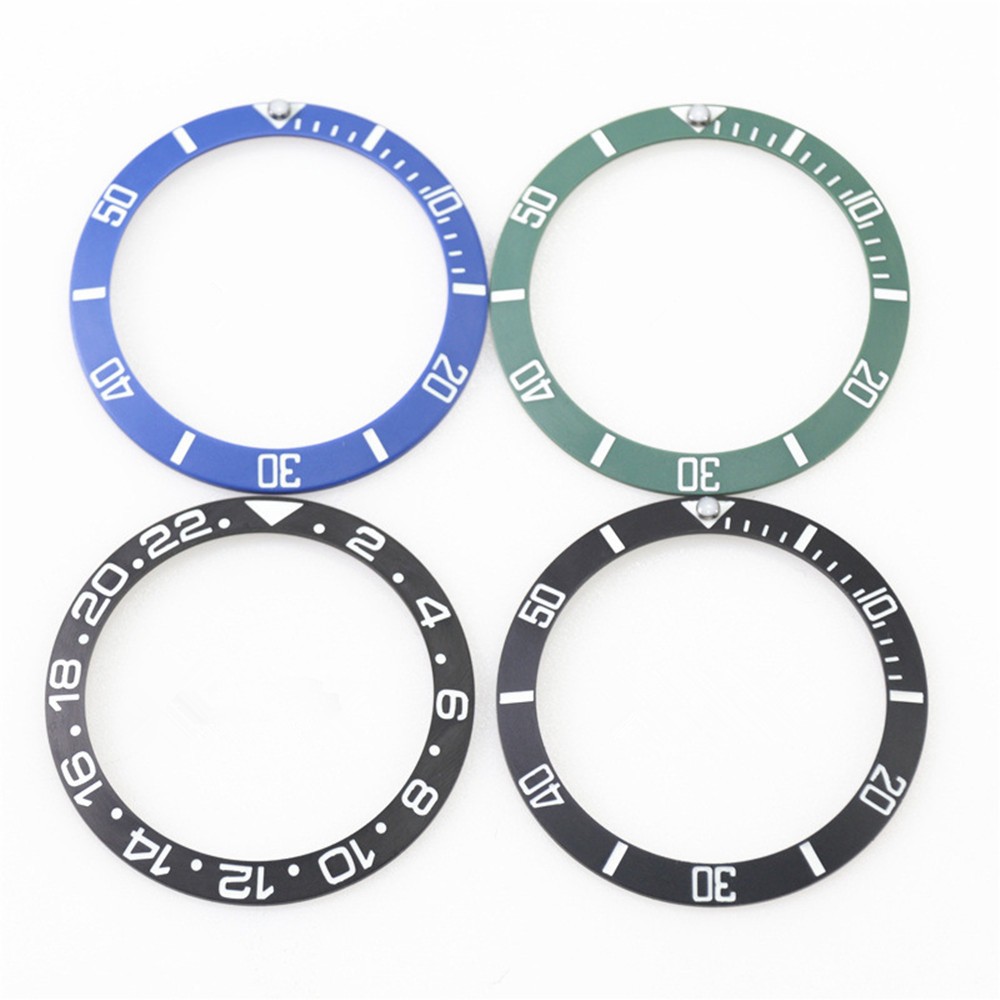 38mm Full Luminous Watch Ceramic Bezel Insert For SKX007/009 Submariner