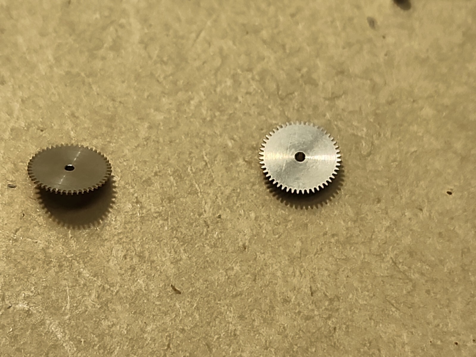 2 Sets Of NOS Bulova Accutron 2210 Hour Wheels & Cannon Pinions For Lady’s Mvmt